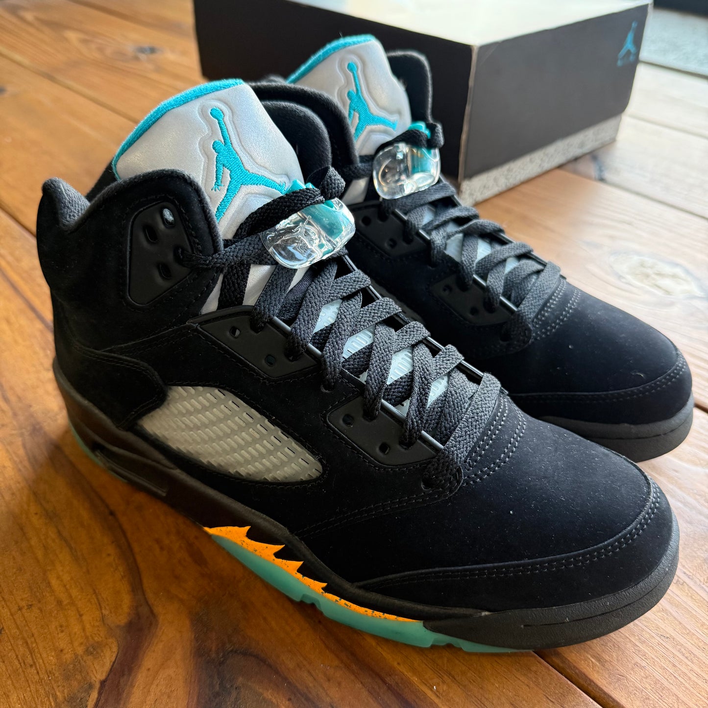 Size 8.5 - Jordan 5 Retro 'Aqua' (Used)