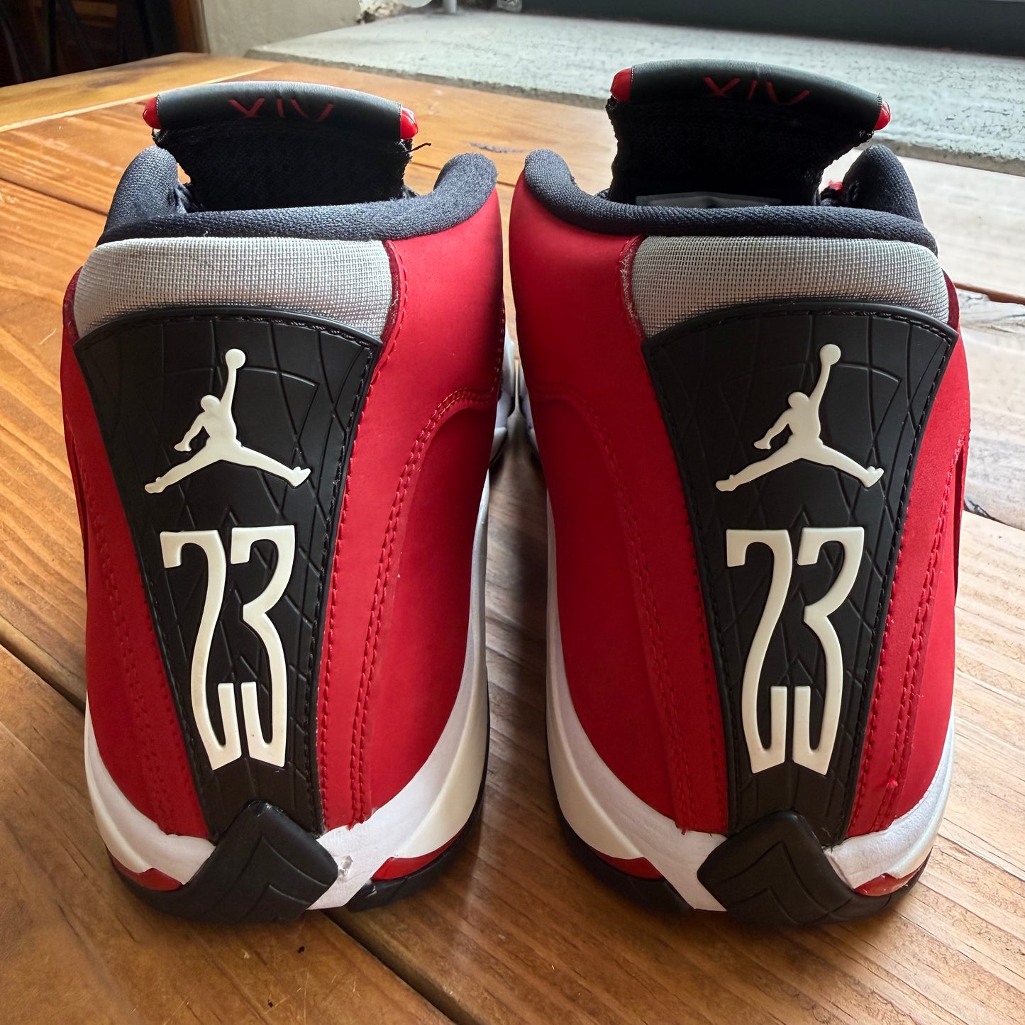 Größe 44,5 - Jordan 14 Retro 'Gym Red' (Gebraucht)