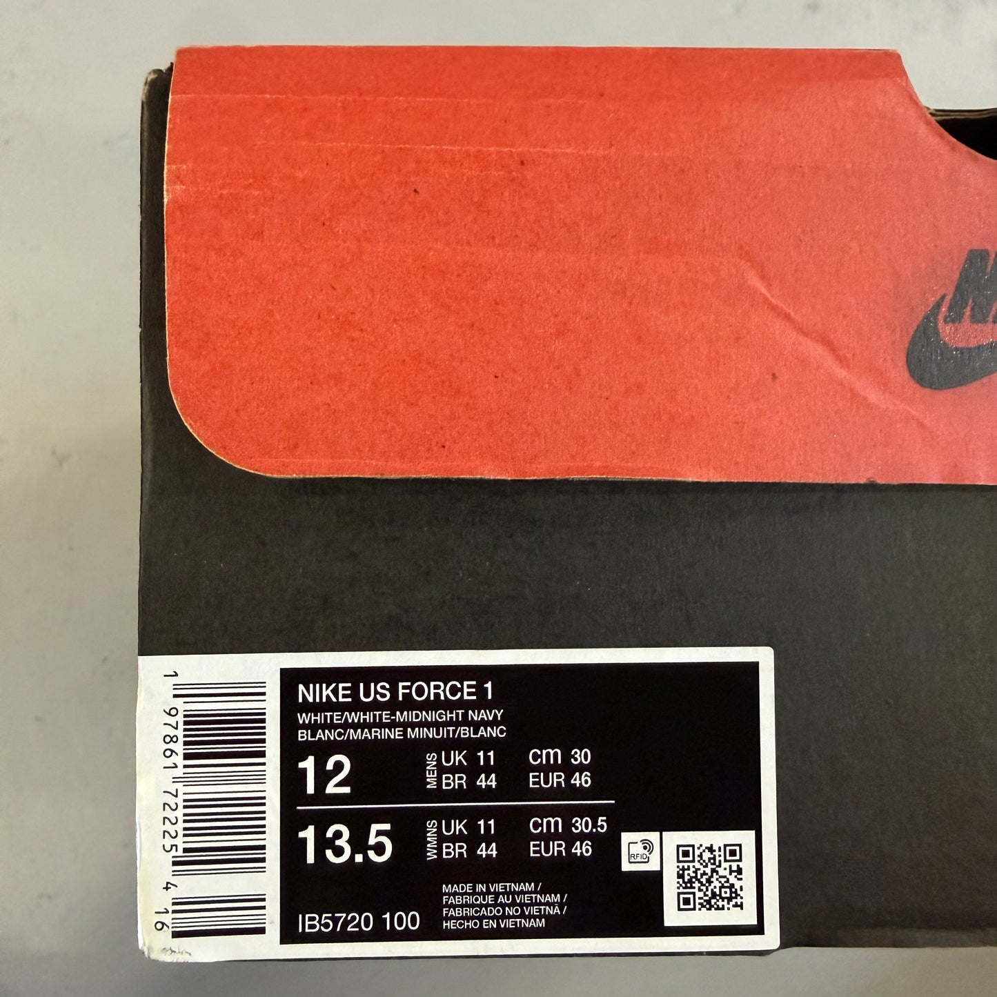 Lil Yachty x Air Force 1 Low 'Concrete Boys' (Used) - Size 12