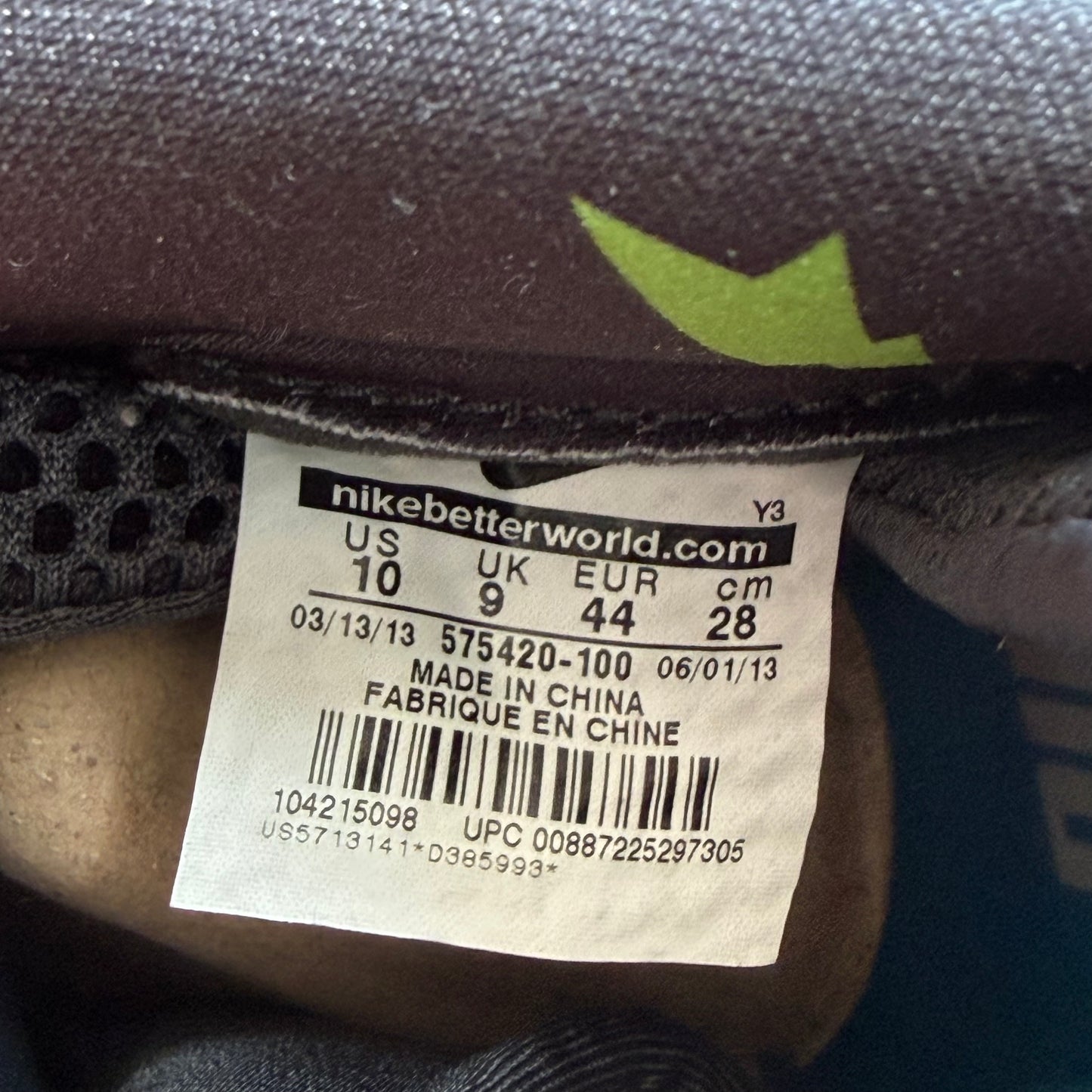 Size 10 - Air Foamposite One PRM 'Weatherman' (Used)