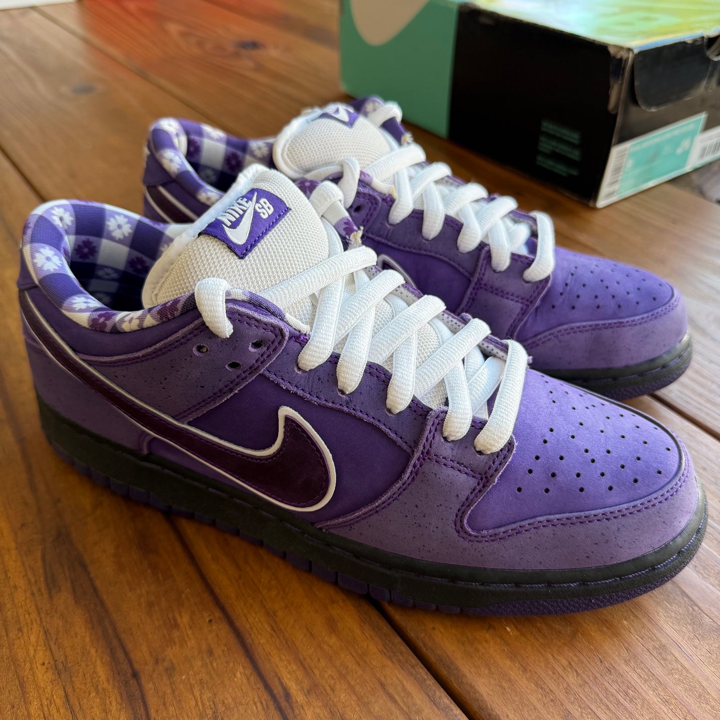 Größe 9 – Concepts x Dunk Low SB 'Purple Lobster' (Gebraucht)
