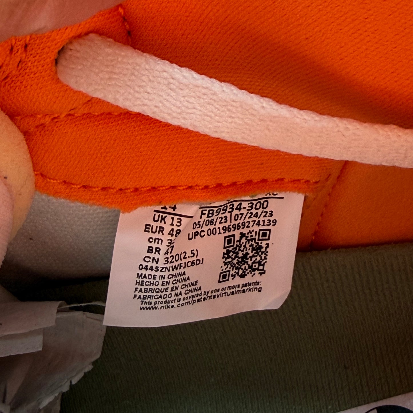 Size 14 - Jordan 1 Retro High OG Craft 'Celadon' (Used)