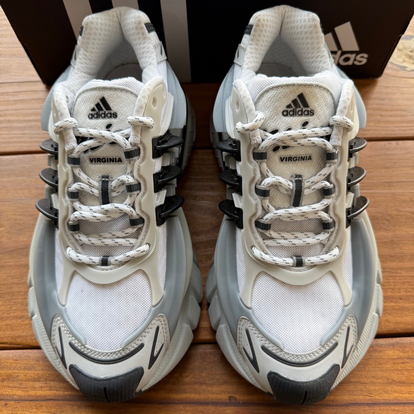 Size 8.5 - Pharrell x VIRGINIA x Adistar Jellyfish 'Solid Grey Black' (Used)