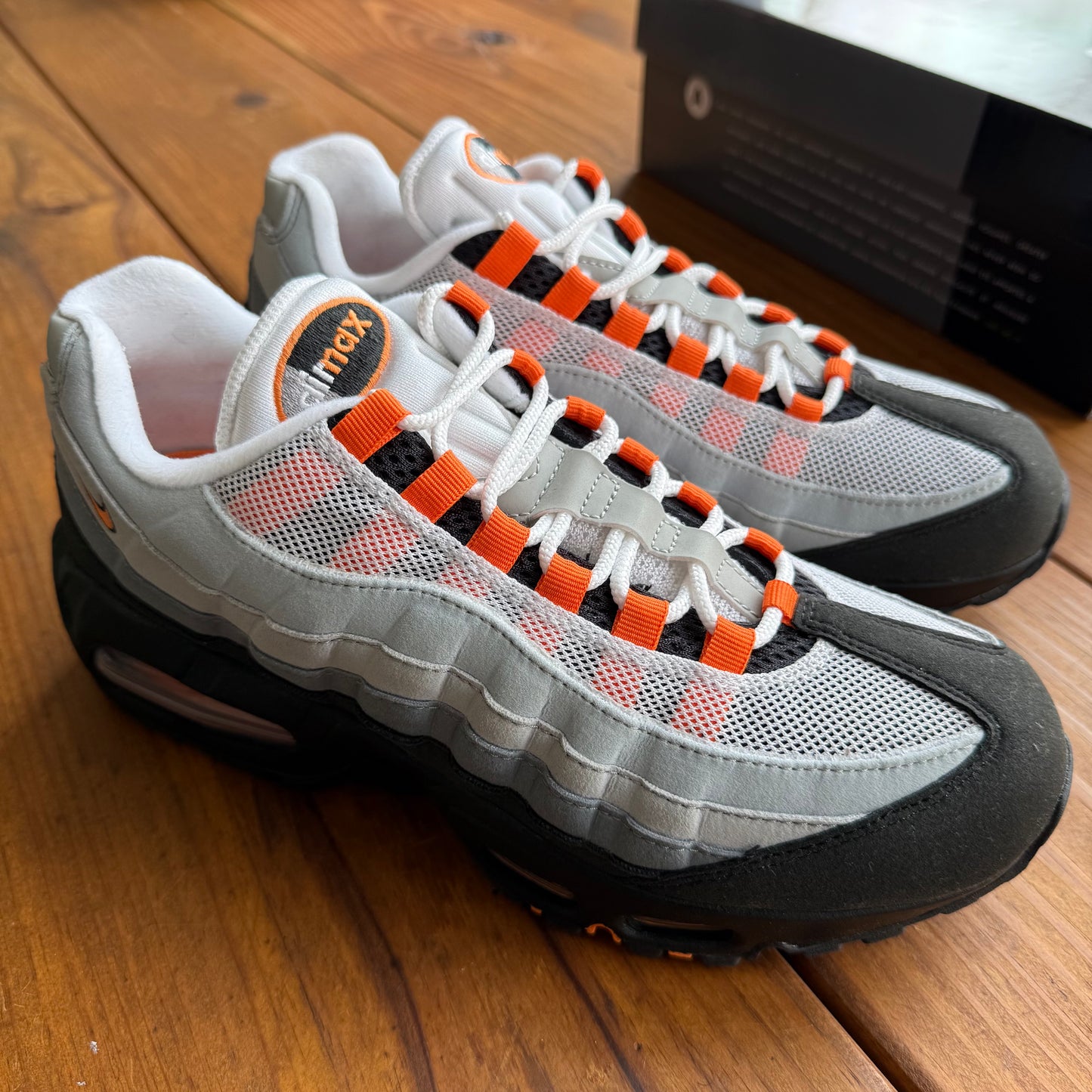 Size 8 - Air Max 95 OG 'Bright Mandarin' 2025 (Used)