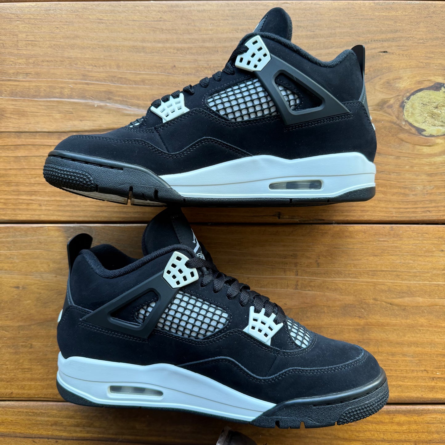 Größe 42,5 – Jordan 4 Retro 'White Thunder' (Gebraucht/Ohne Karton)