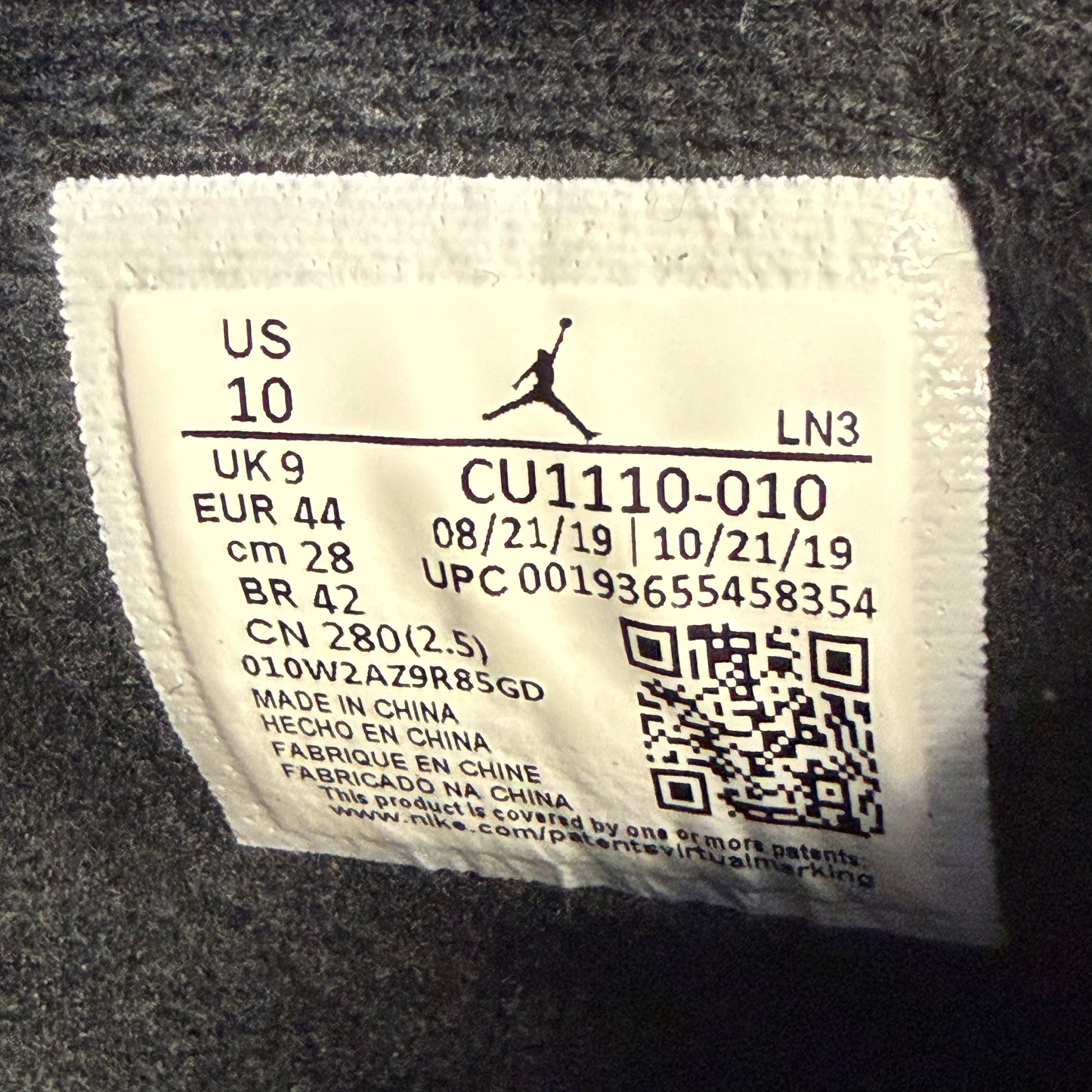 Jordan 4 Retro 'Black Cat' 2020 (Used/No Box) - Size 10