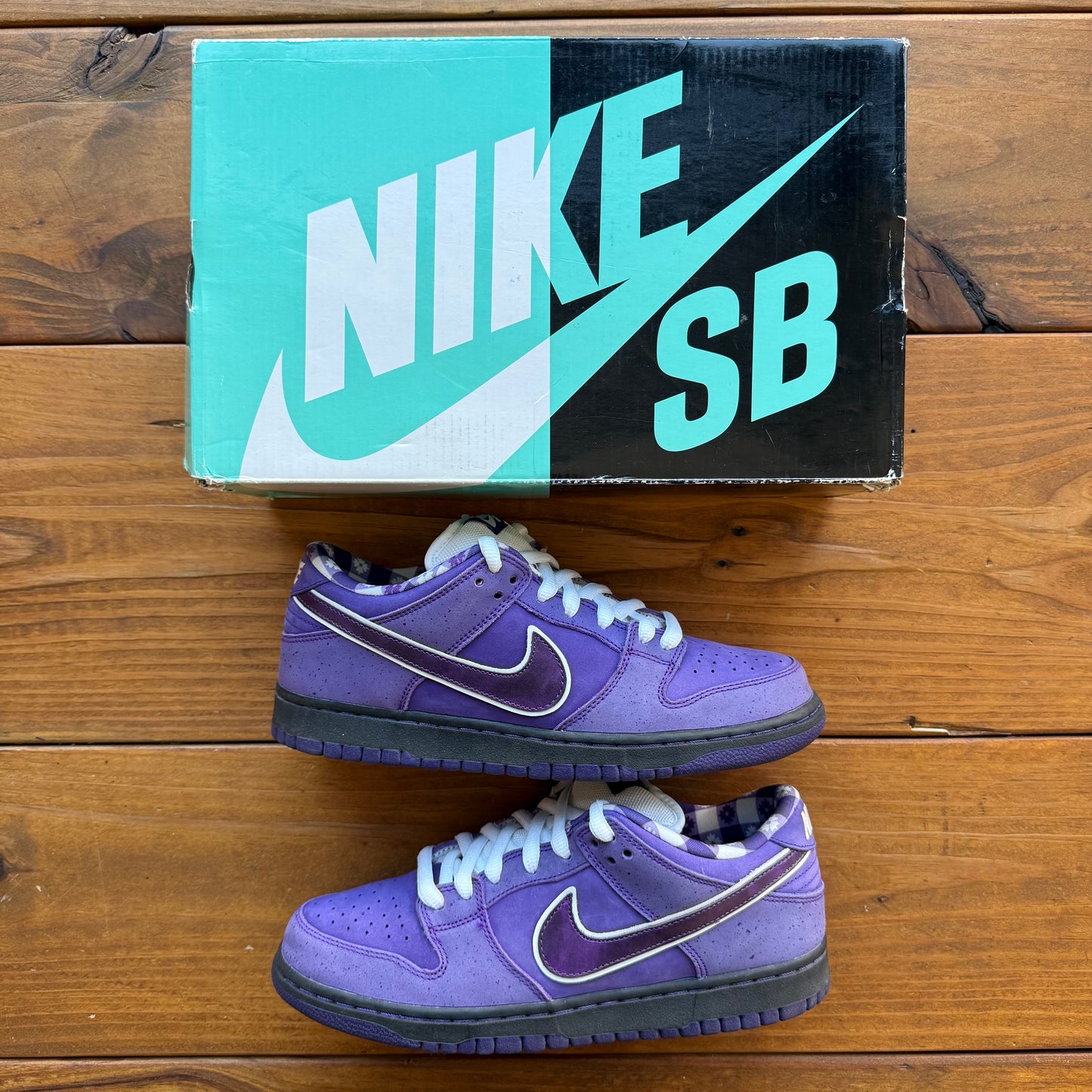 Größe 9 – Concepts x Dunk Low SB 'Purple Lobster' (Gebraucht)