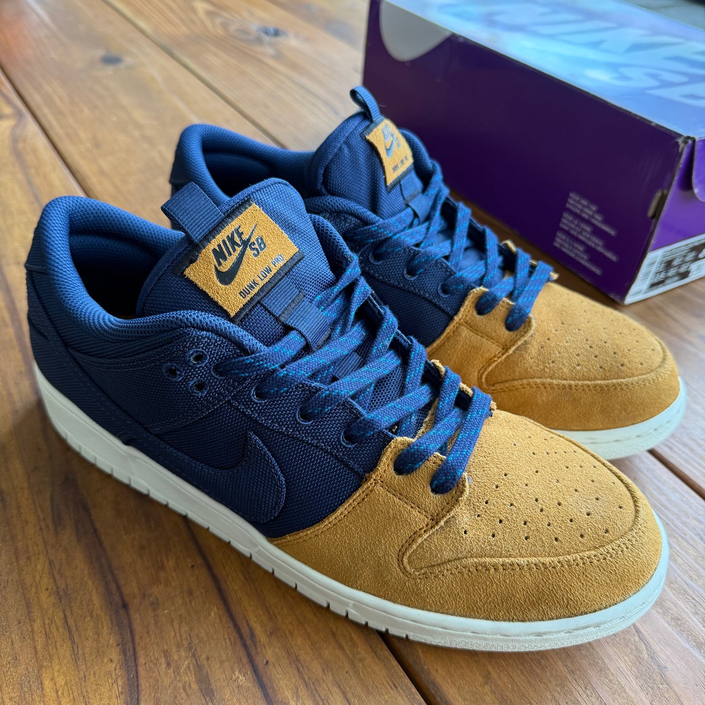 Size 11 - Dunk Low SB 'Navy Desert Ochre' (Used)