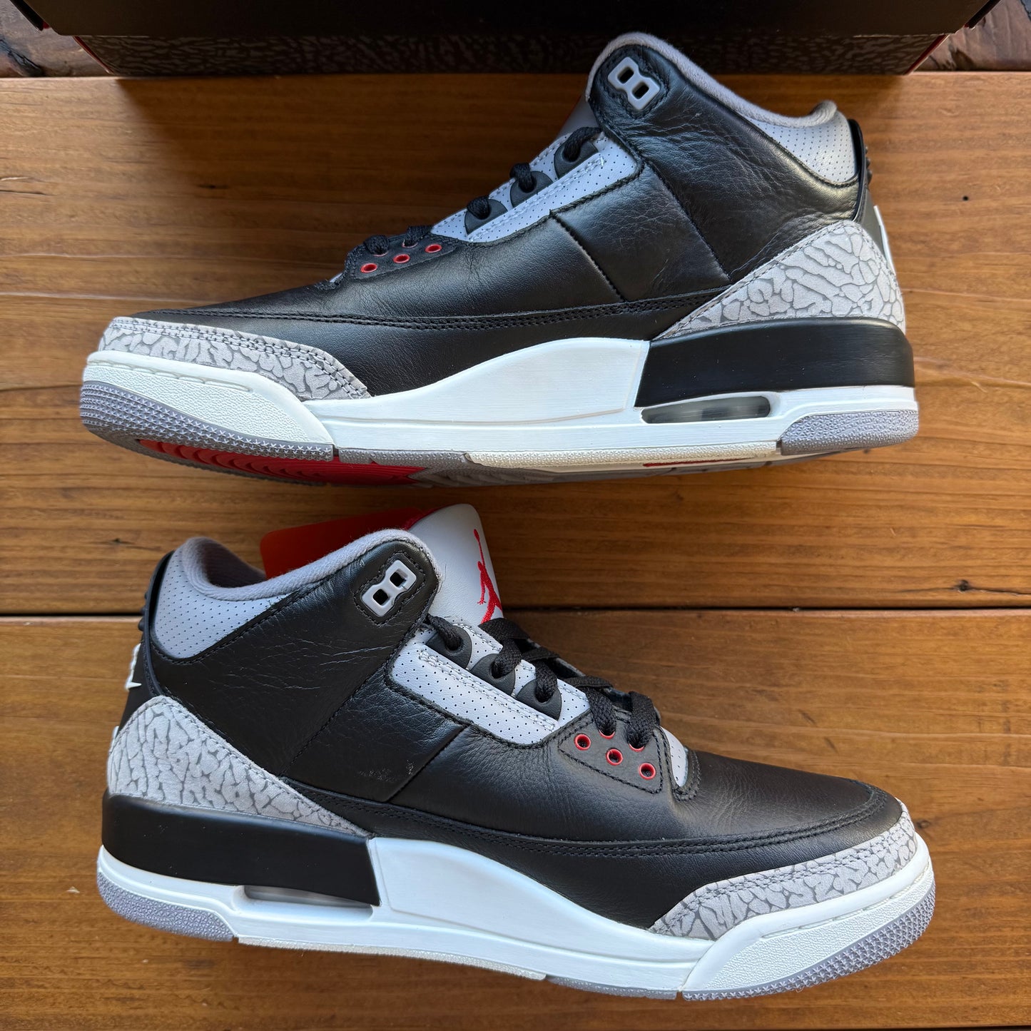 SIZE 10 - Jordan 3 Retro OG 'Black Cement' 2024 (Used)