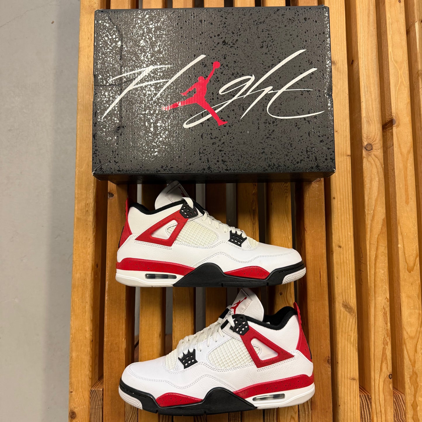Size 11 - Jordan 4 Retro 'Red Cement' (Used)