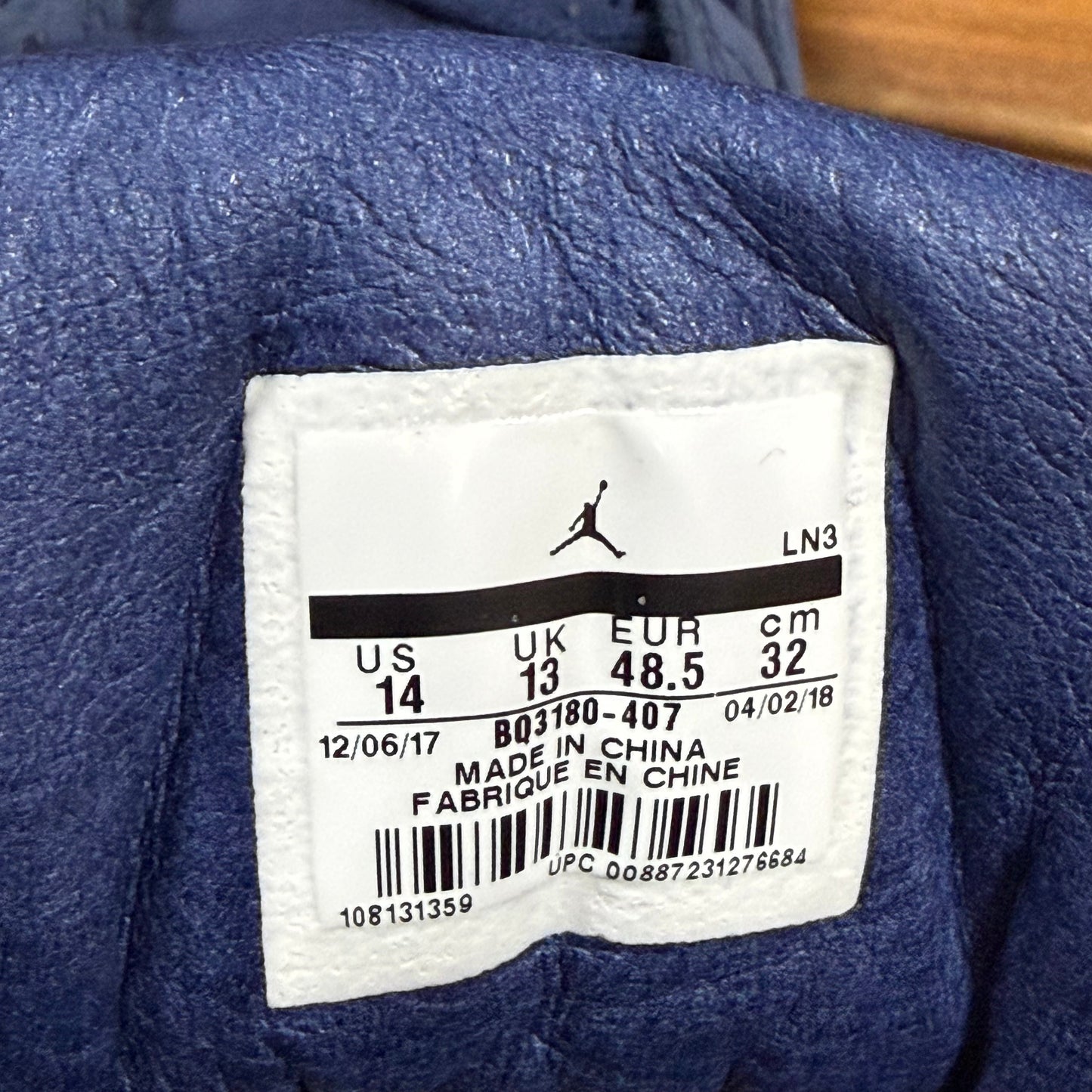 SIZE 14 - Jordan 12 Retro 'Michigan' (Used)