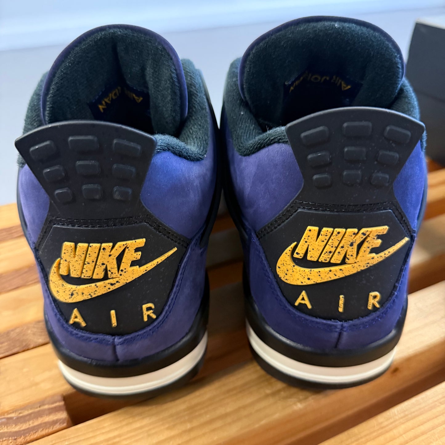 Size 9 - Jordan 4 Retro 'Lakers' (Used)
