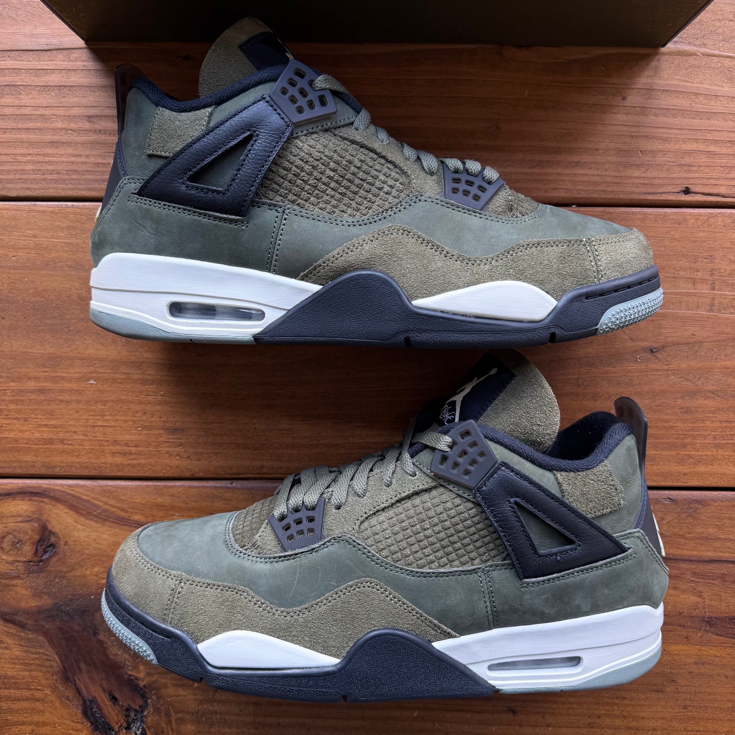 Größe 47 - Jordan 4 Retro SE Craft 'Olive' (Gebraucht)