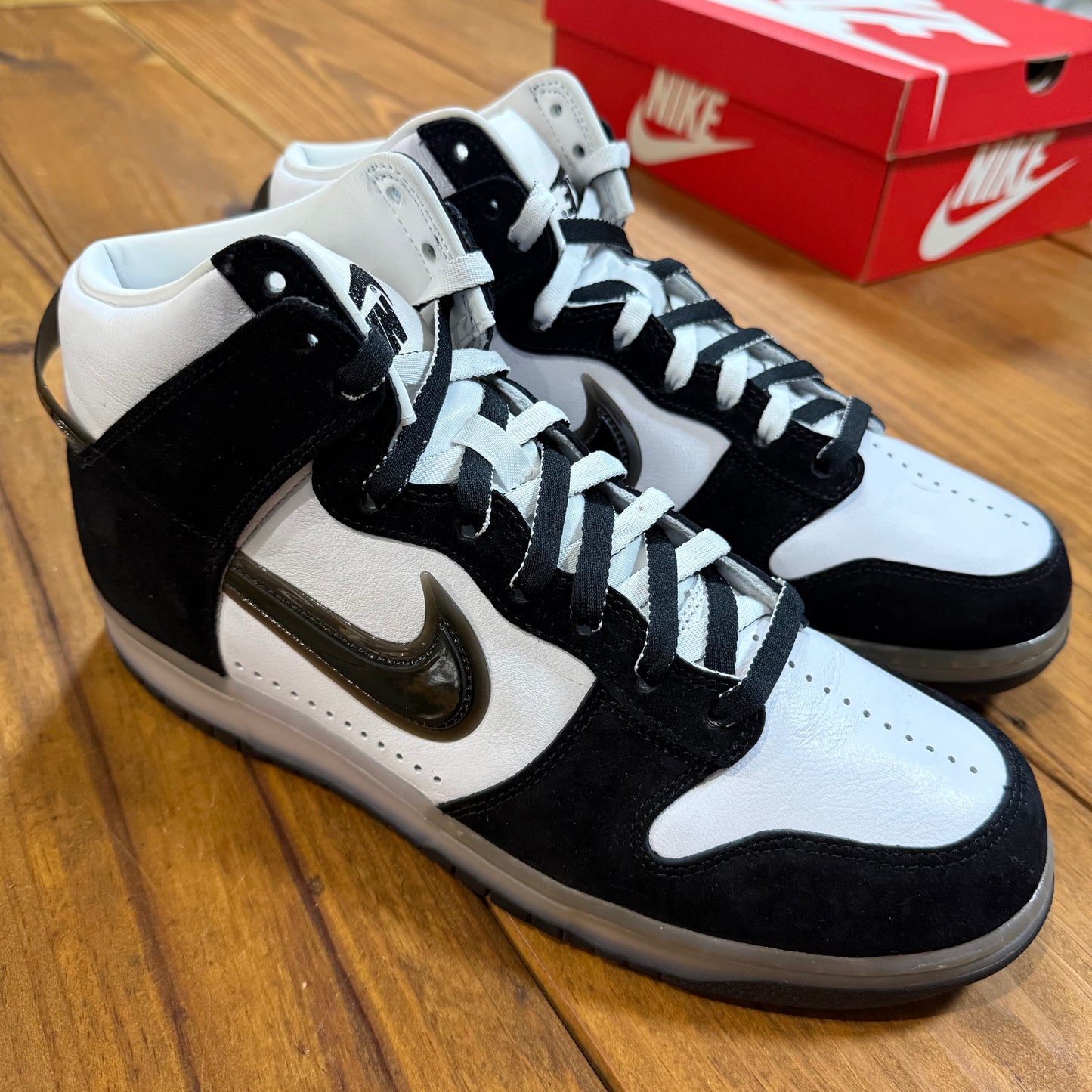 SIZE 12 - Slam Jam x Dunk High 'Black' (Used)