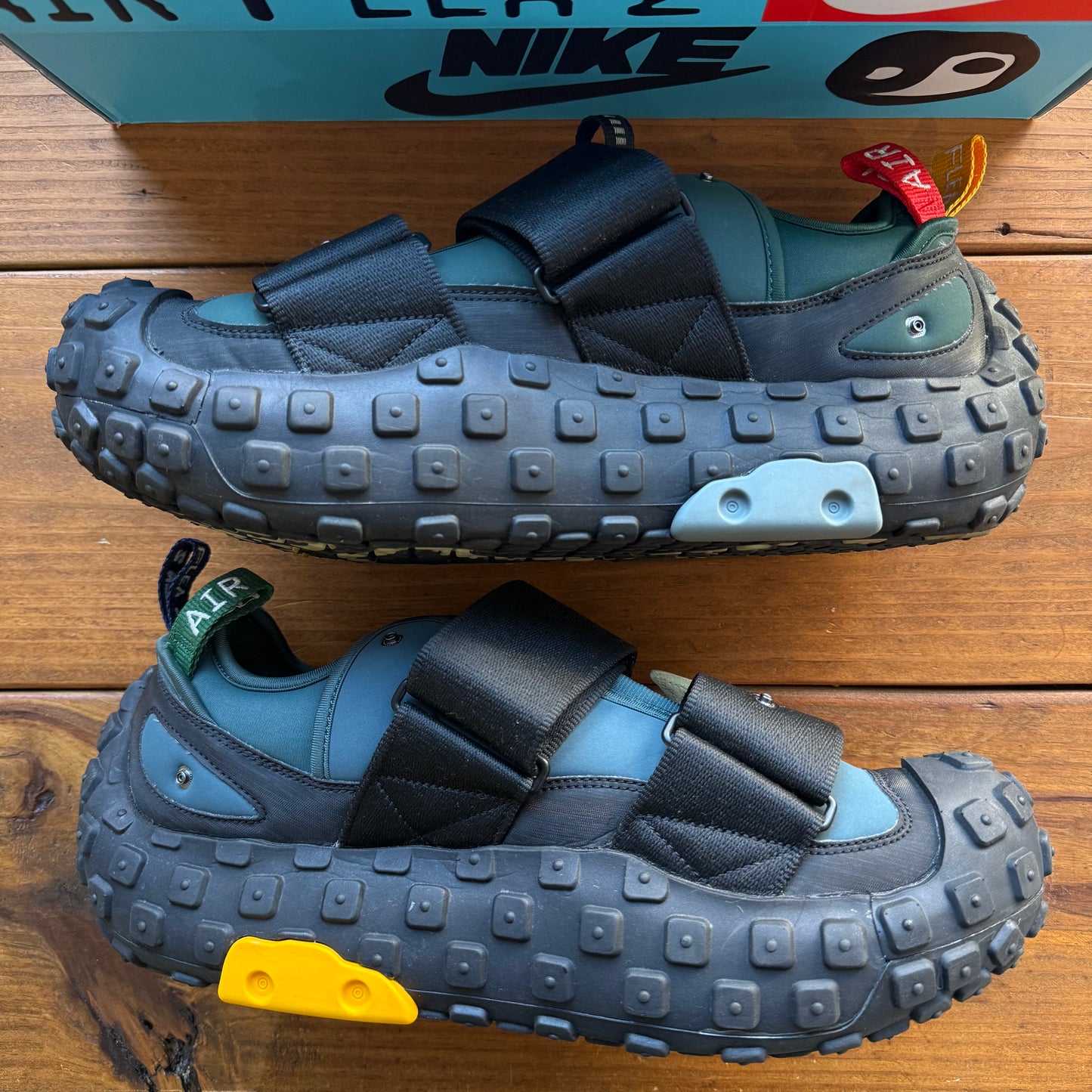 Size 12.5 - Cactus Plant Flea Market x Air Flea 2 'Faded Spruce' (Used)