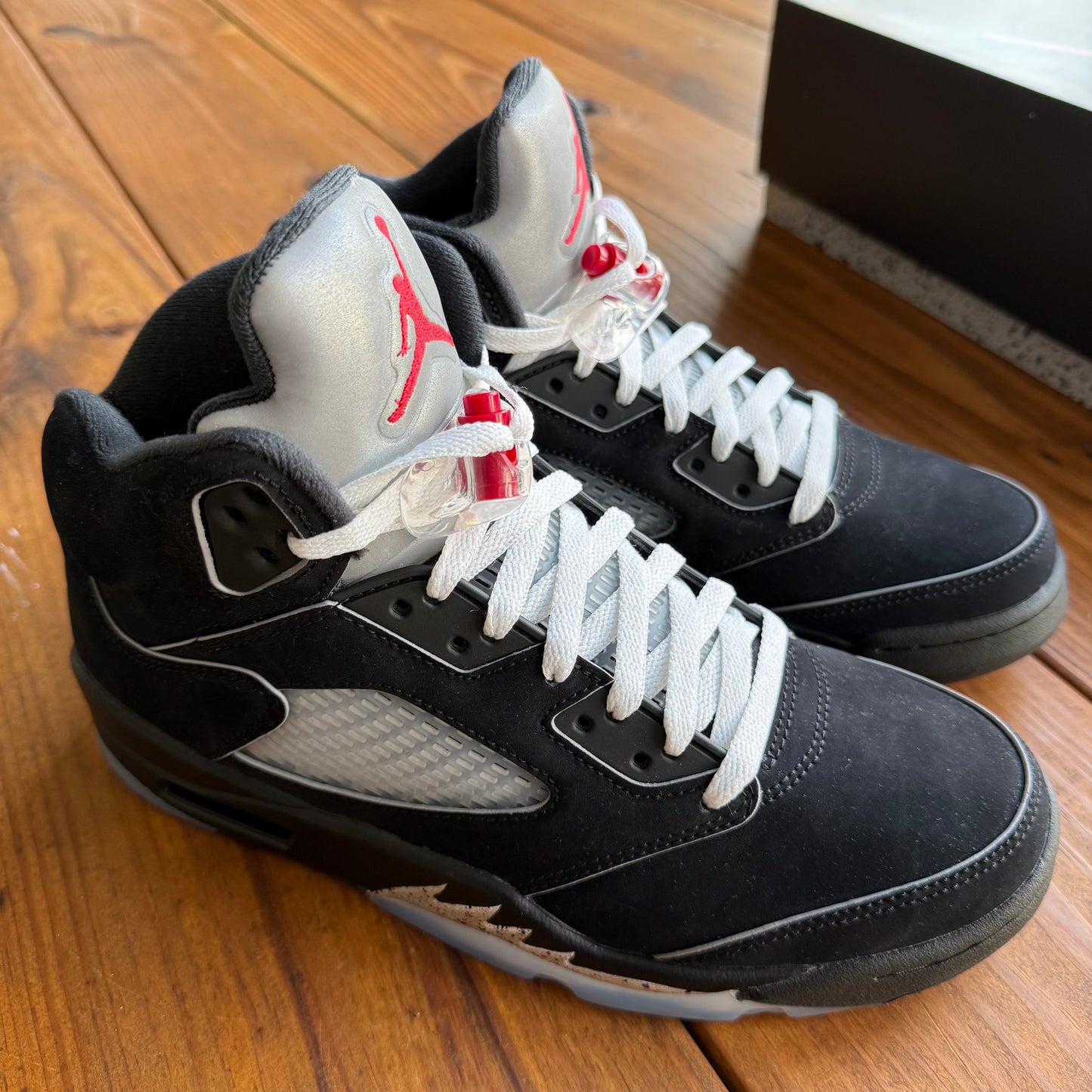 Size 8.5 - Jordan 5 Retro OG 'Black Metallic Reimagined' (Used)