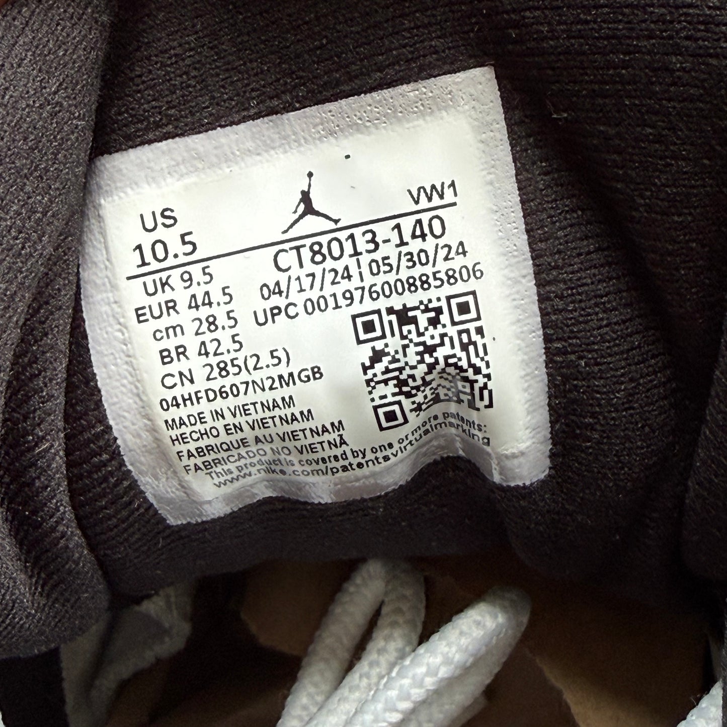 Talla 10.5 - Jordan 12 Retro 'Blueberry' (Usado)