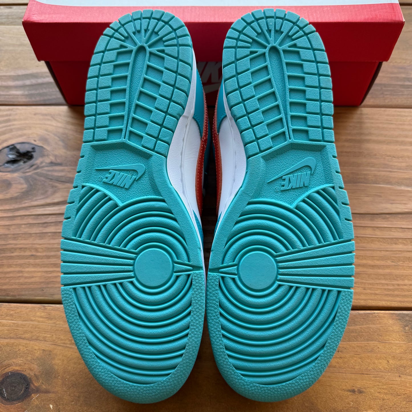 SIZE 10 - Dunk Low 'Miami Dolphins' (Used)