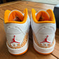 Size 9.5W/8M - Wmns Jordan 3 'Orange Citrus' (Used)