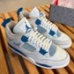 Size 13 - Jordan 4 Retro 'Military Blue' 2024 (Used/Damaged Box)