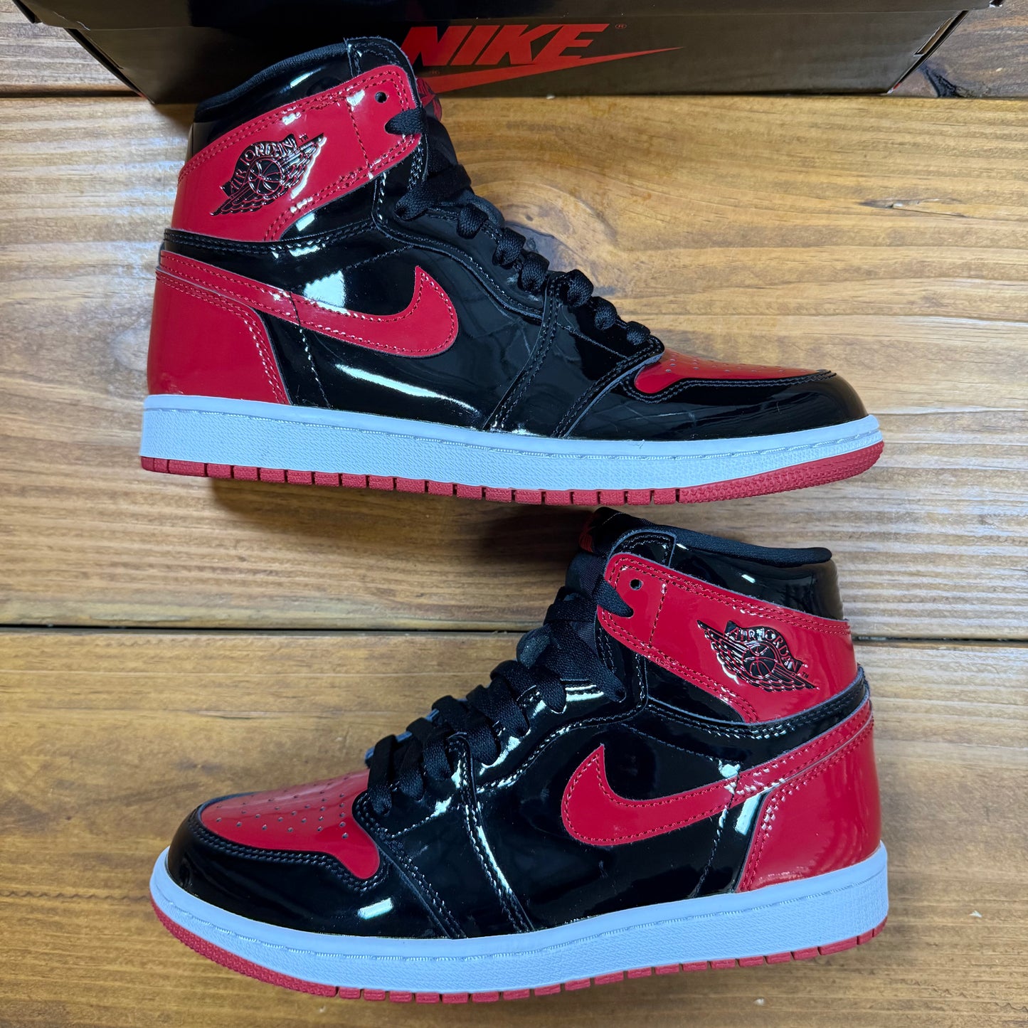 SIZE 8 - Jordan 1 Retro High OG 'Patent Bred' (Used)