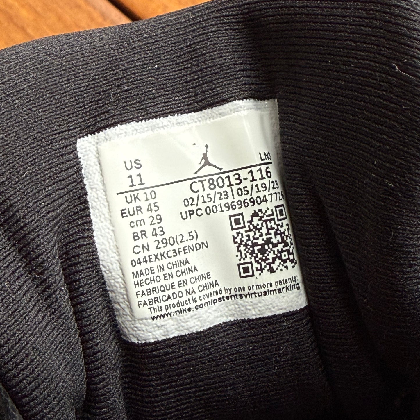 Size 11 - Jordan 12 Retro 'Cherry' 2023 (Used)