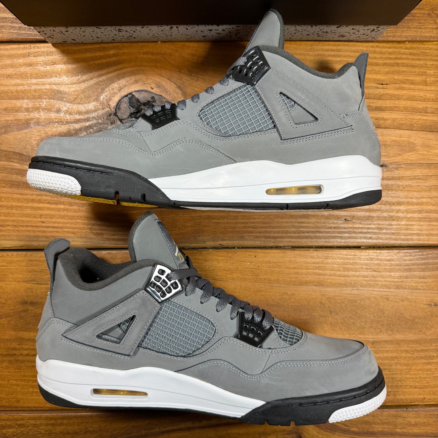 SIZE 14 - Jordan 4 Retro 'Cool Grey' 2019 (Used)