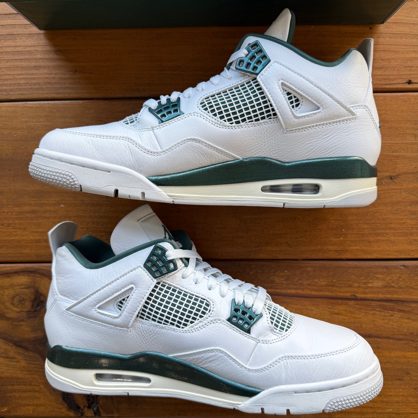 Größe 12.5 - Jordan 4 Retro 'Oxidized Green' (Gebraucht)