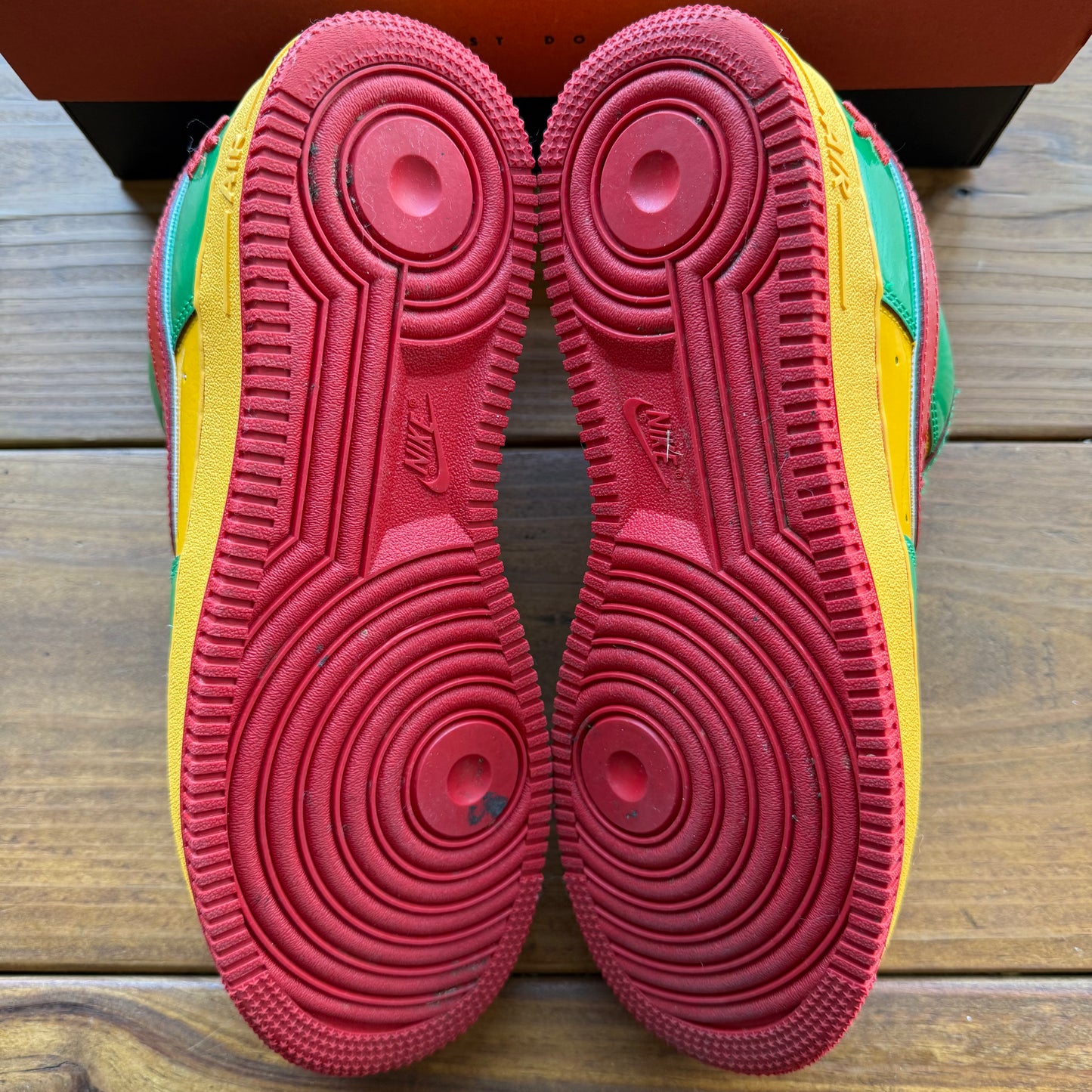 Size 8.5 - Lil Yachty x Air Force 1 Low 'Concrete Boys - Lucky Green' (Used)