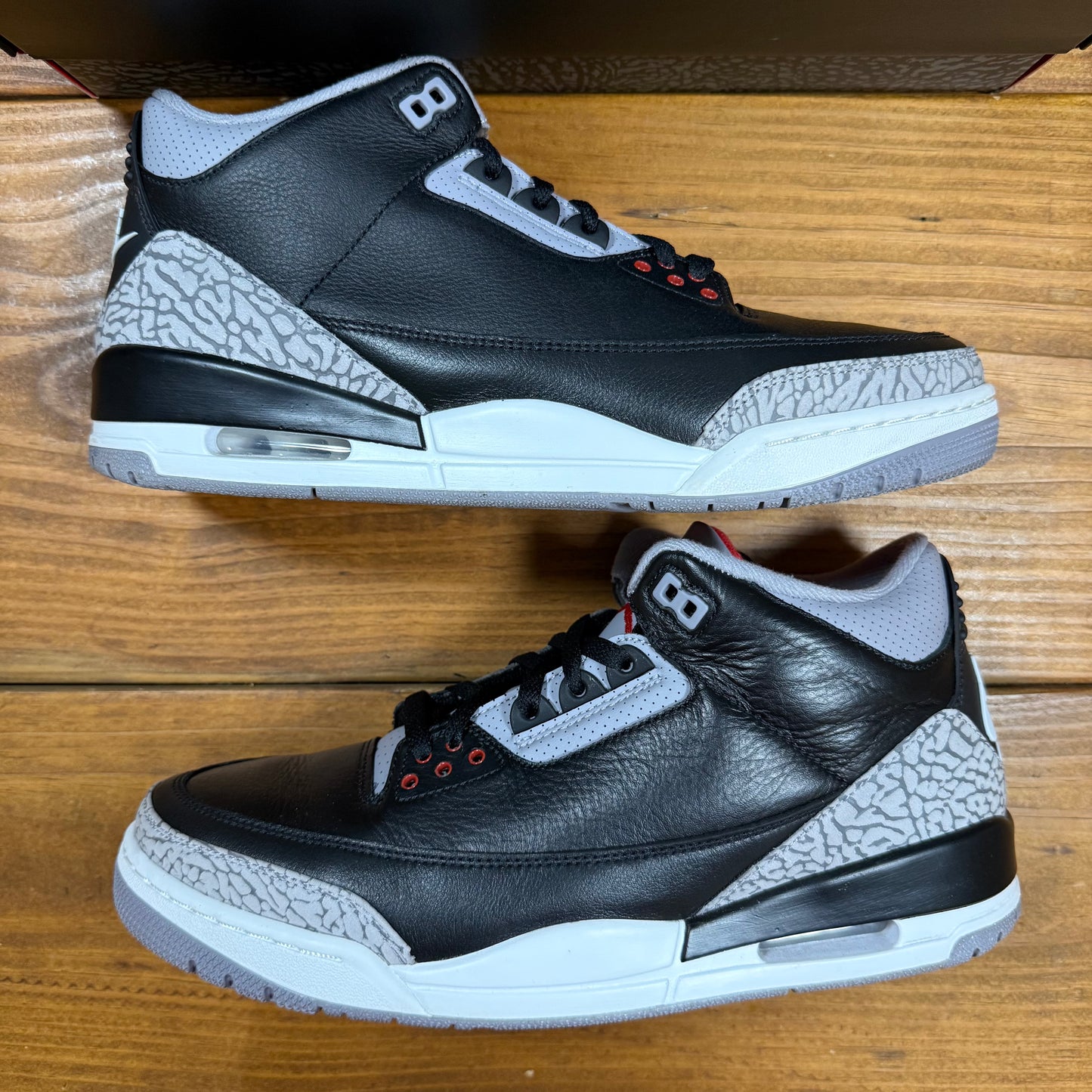 SIZE 11.5 - Jordan 3 Retro OG 'Black Cement' 2024 (Used)