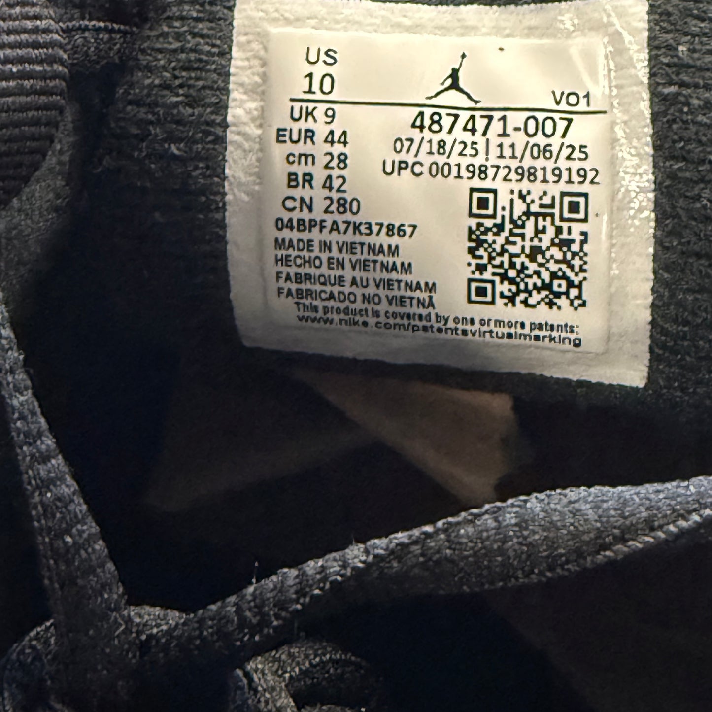 Size 10 - Jordan 14 Retro 'Black University Blue' 2026 (Used)