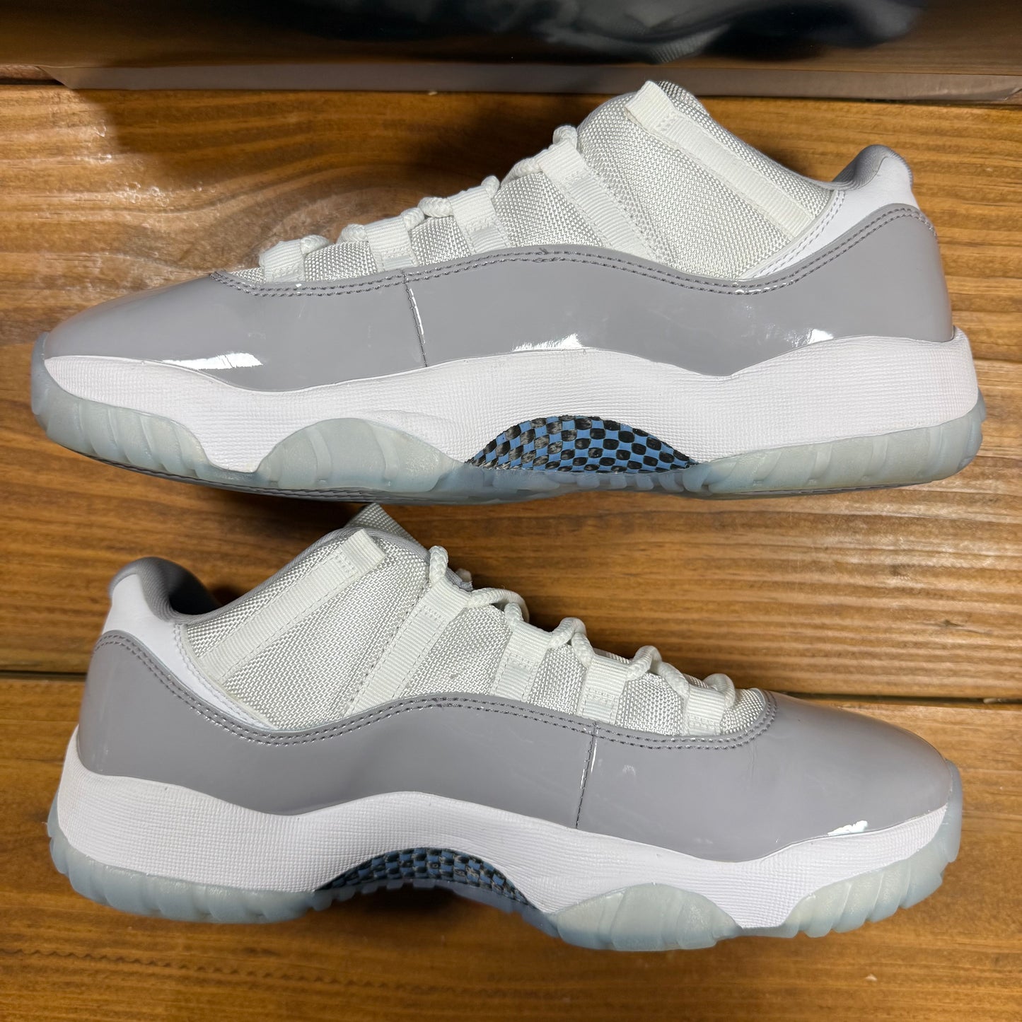 SIZE 10 - Jordan 11 Retro Low 'Cement Grey' (Used)