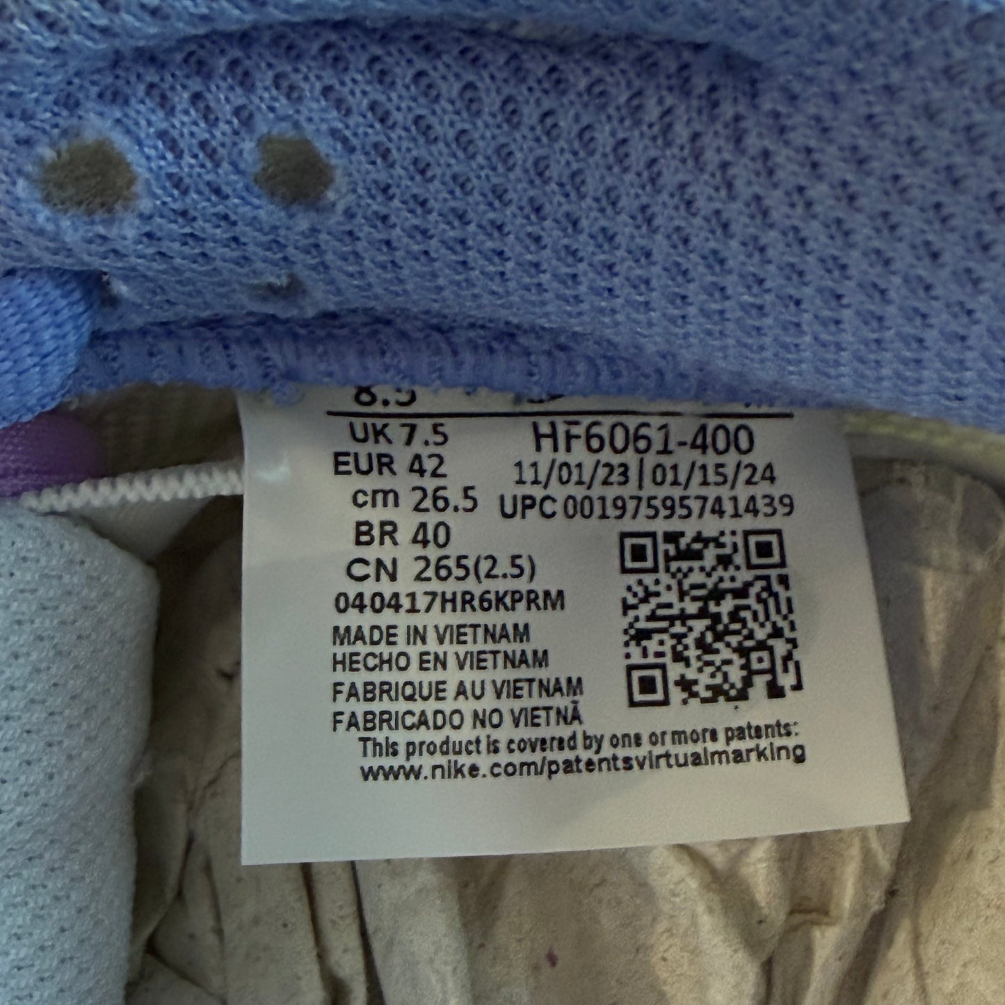 SIZE 8.5 - Futura Laboratories x Dunk Low SB 'Bleached Aqua' (Used)