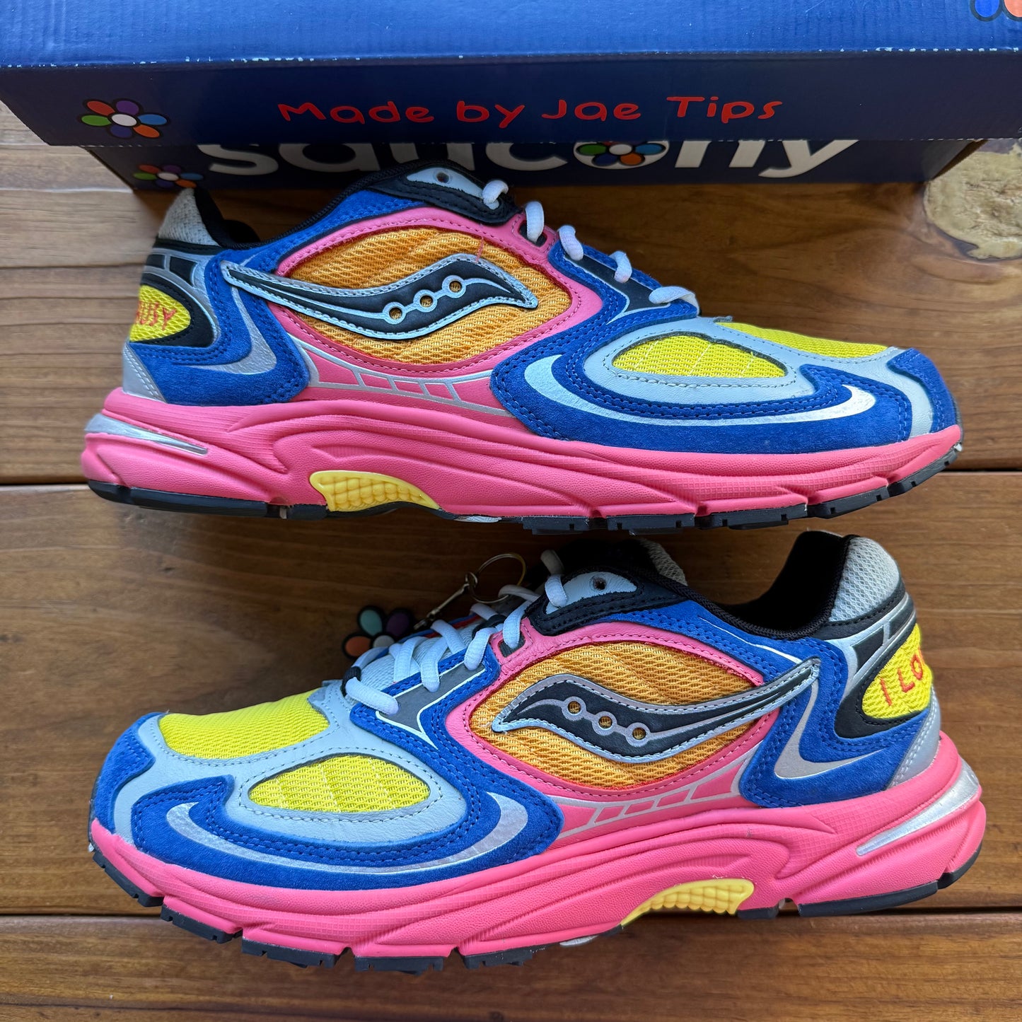 SIZE 11 - Jae Tips x Grid Jazz 9 'I Love You But I'm Busy' (Used)