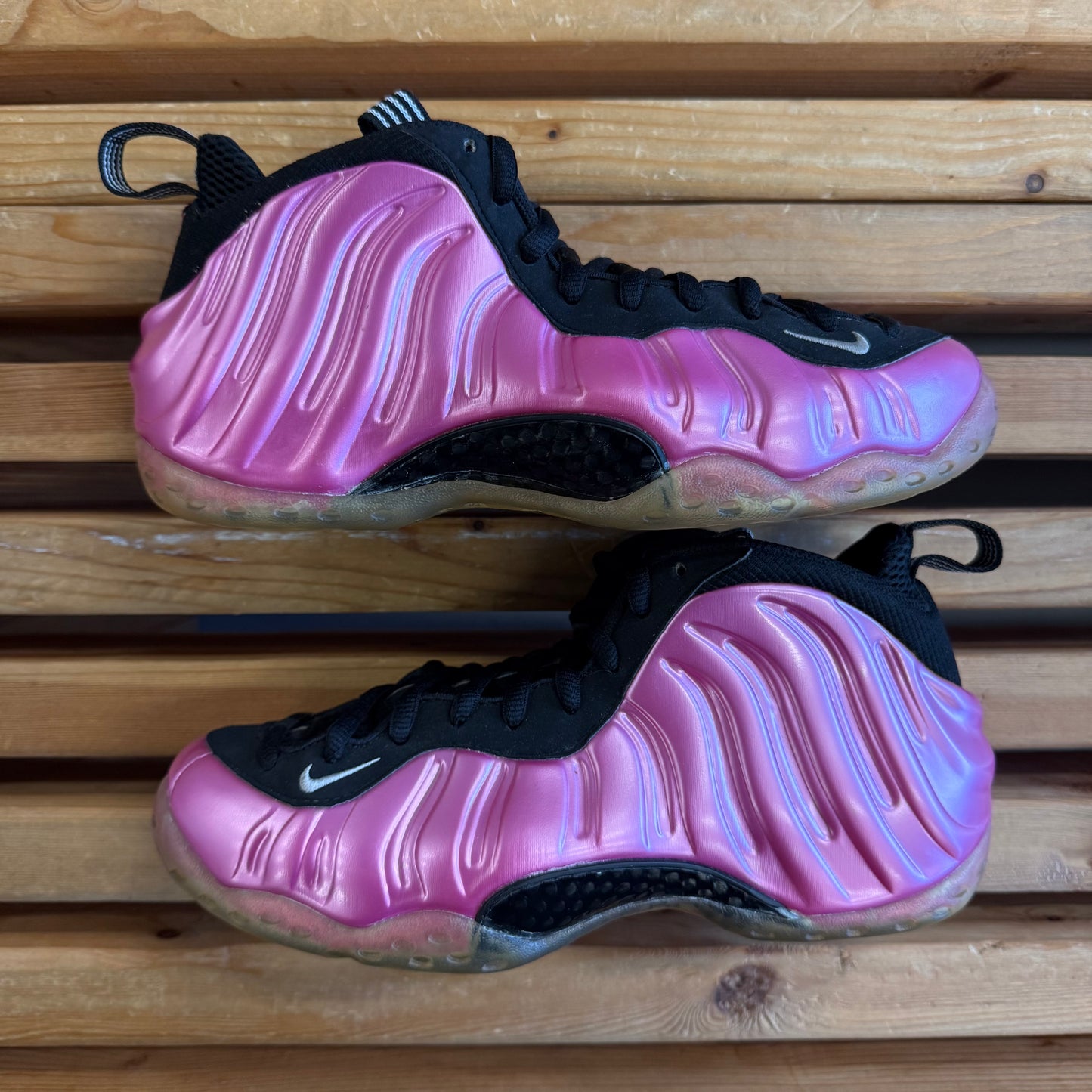 Size 7.5 - Air Foamposite One 'Pearlized Pink' (Used/No Box)