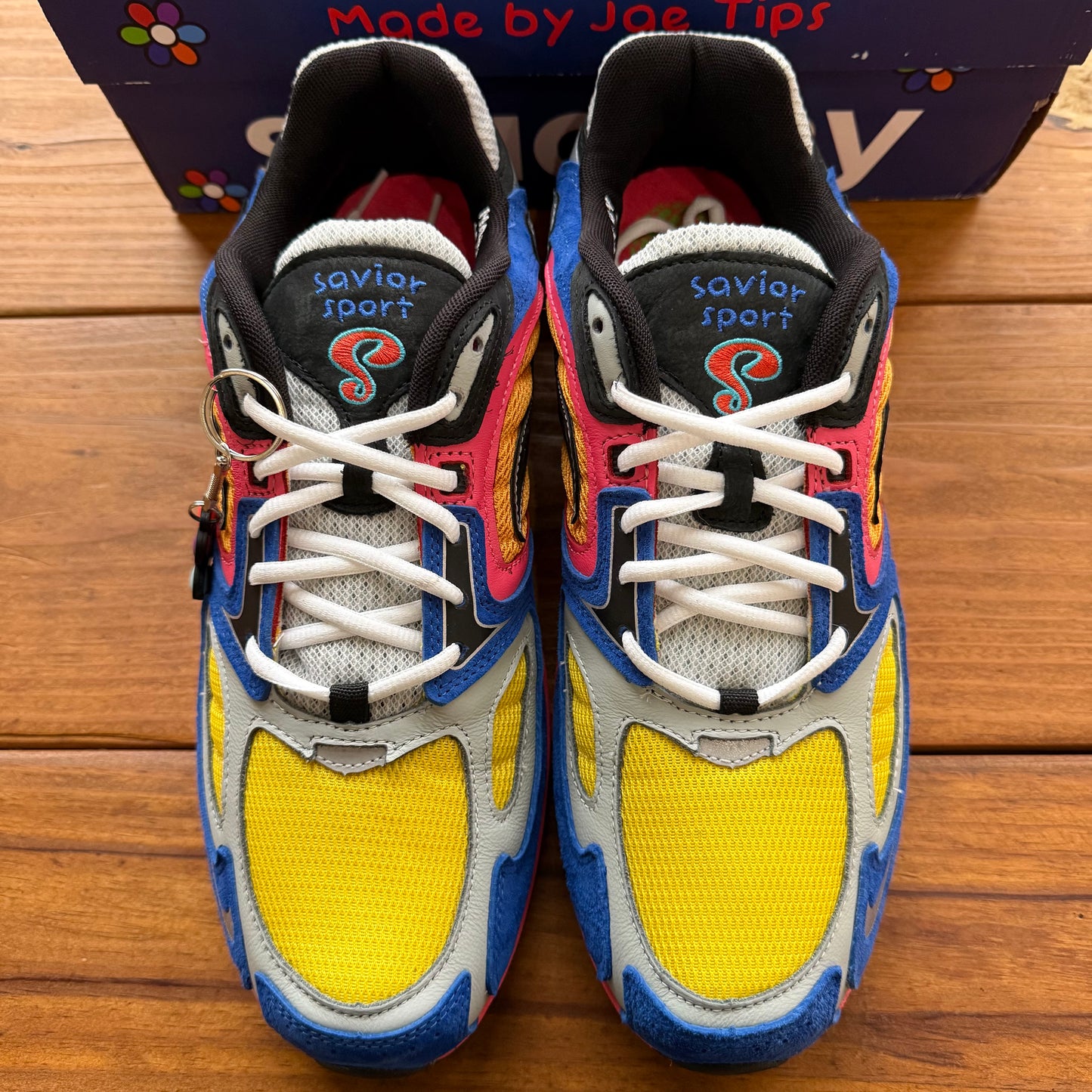 SIZE 13 - Jae Tips x Grid Jazz 9 'I Love You But I'm Busy' (Used)