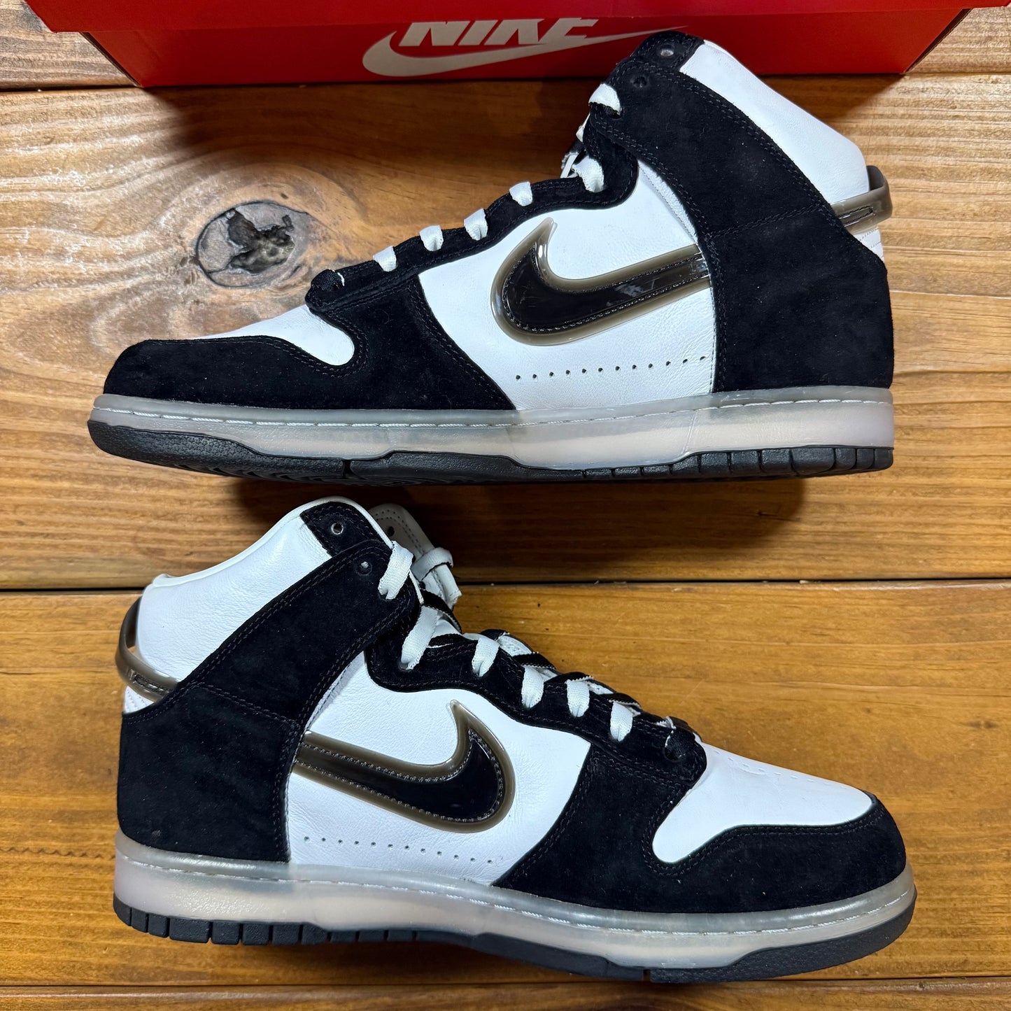 SIZE 12 - Slam Jam x Dunk High 'Black' (Used)