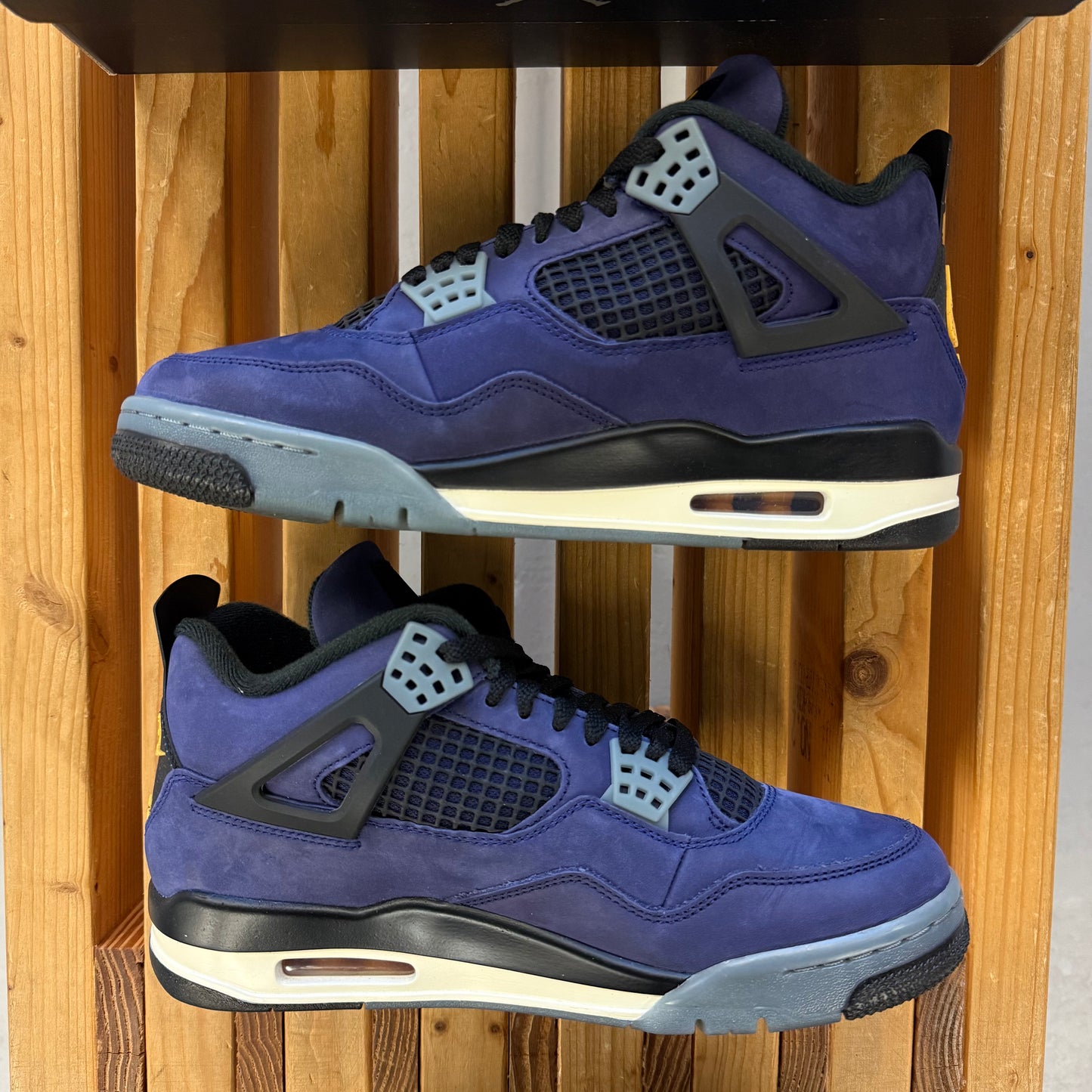Size 9 - Jordan 4 Retro 'Lakers' (Used)