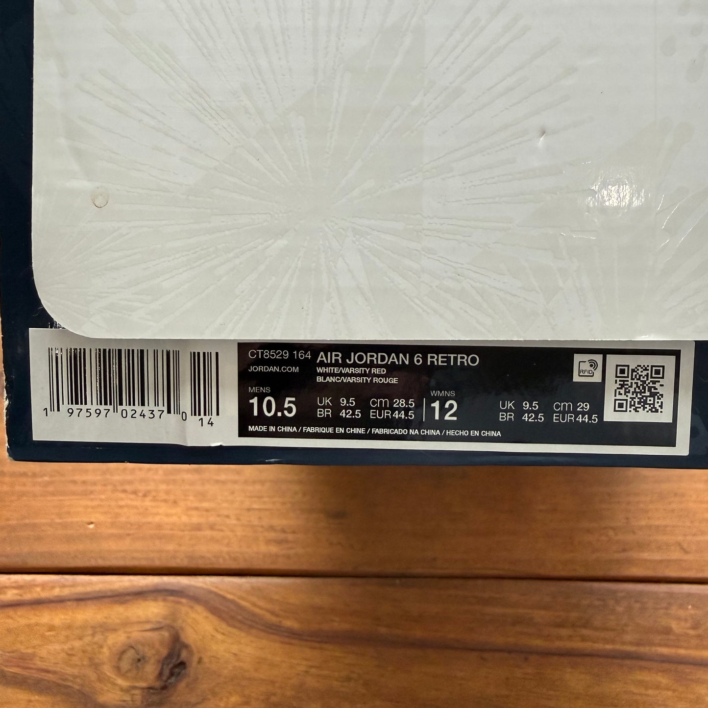 Size 10.5 - Jordan 6 Retro 'Olympic' 2024 (Used)