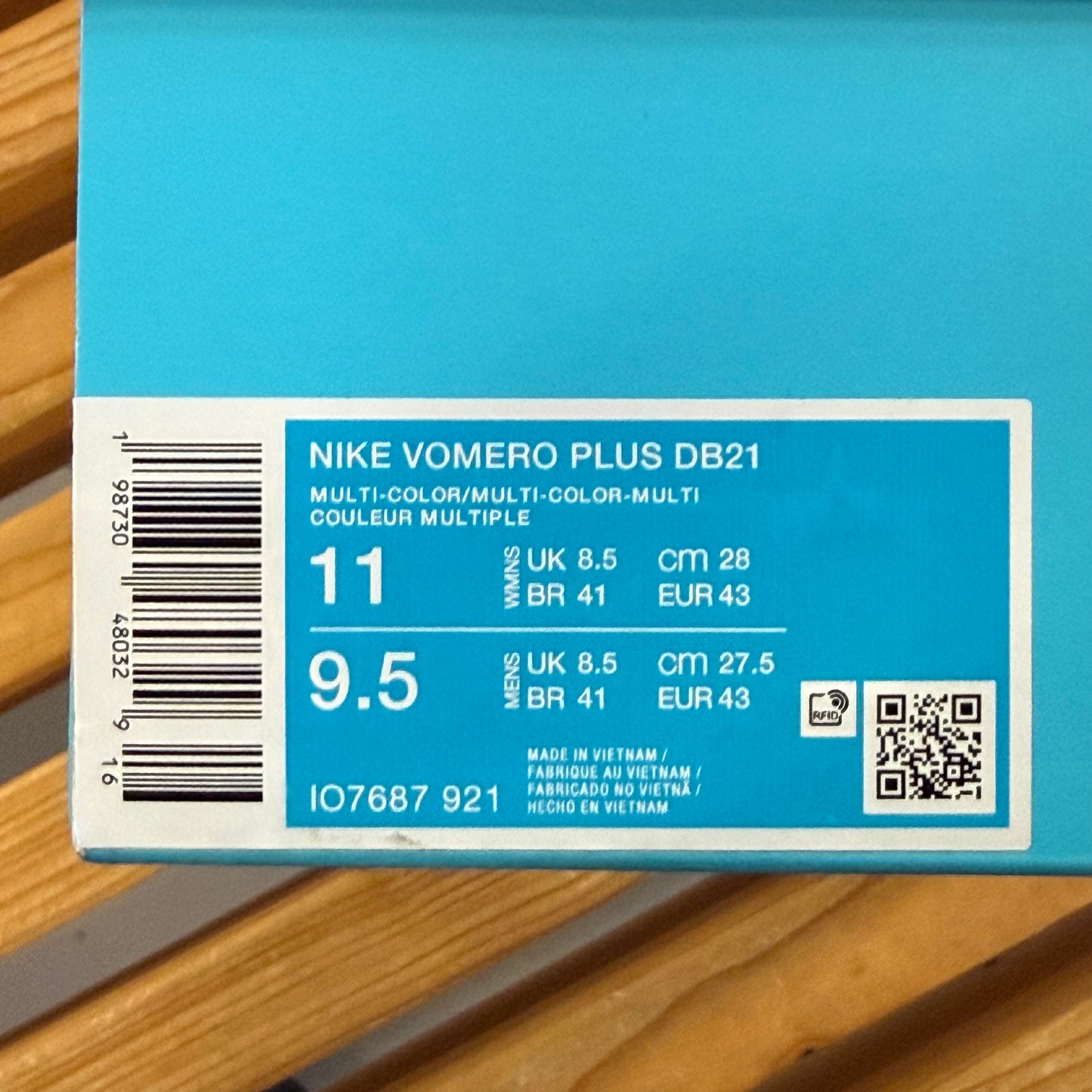 Size 11W/9.5M - Nike Wmns Vomero Plus 'Doernbecher' 2026 (Used)
