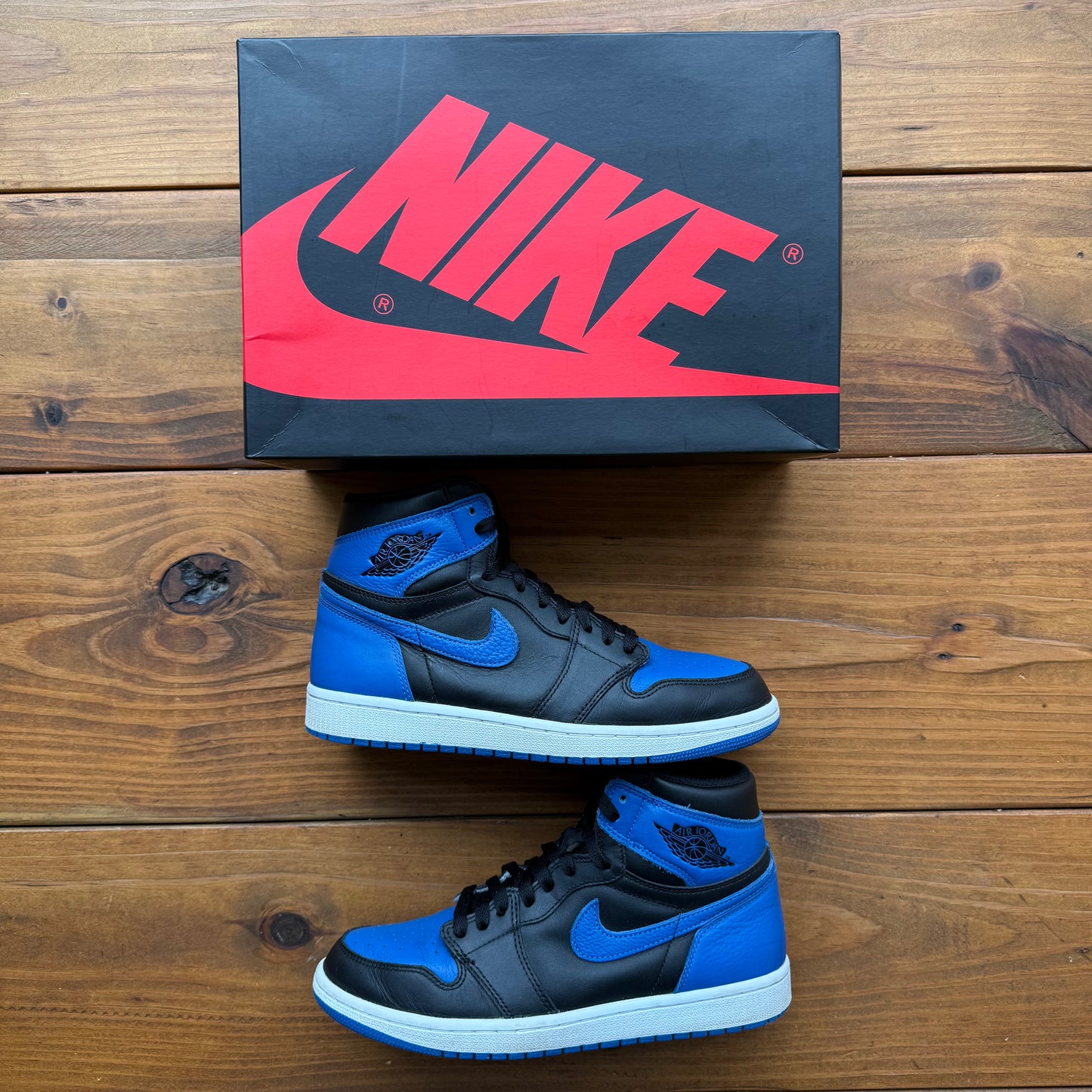 SIZE 9 - Jordan 1 Retro High OG 'Royal' 2017 (Used)