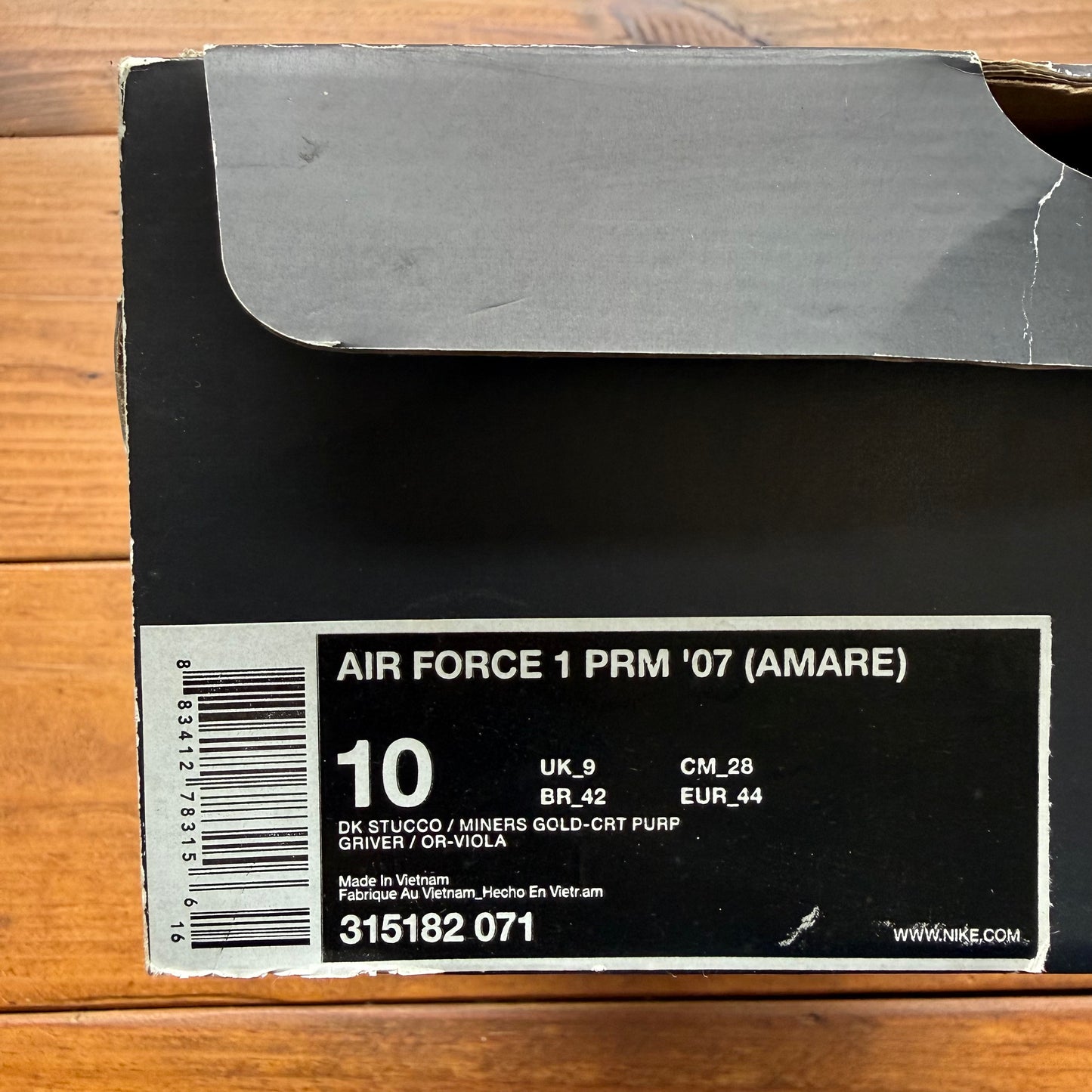 Size 10 - Air Force 1 Premium 07 Amare 'New Six' (Used)