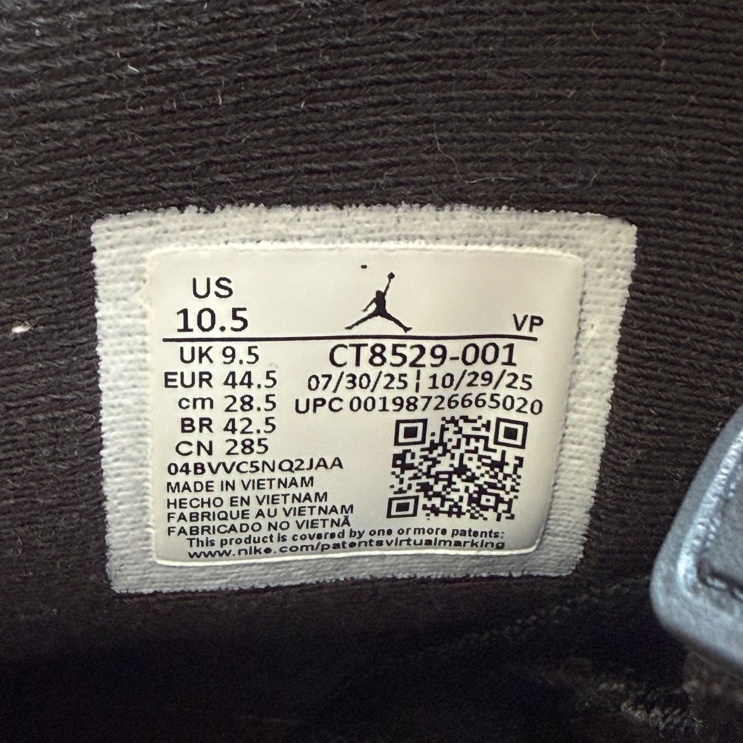 Size 10.5 - Jordan 6 Retro 'Reverse Infrared Salesman' (Used)