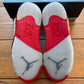 Größe 9 - Jordan 5 Retro 'Fire Red' 2025 (Gebraucht)