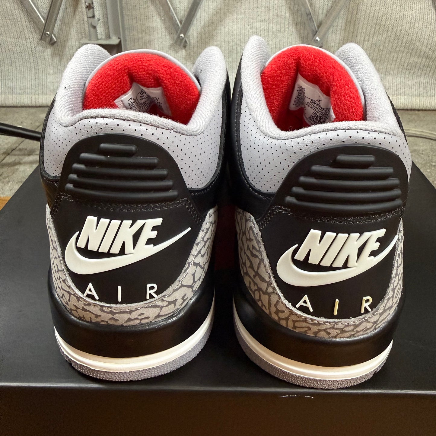 SIZE 11.5 - Jordan 3 Retro OG 'Black Cement' 2024 (Used)