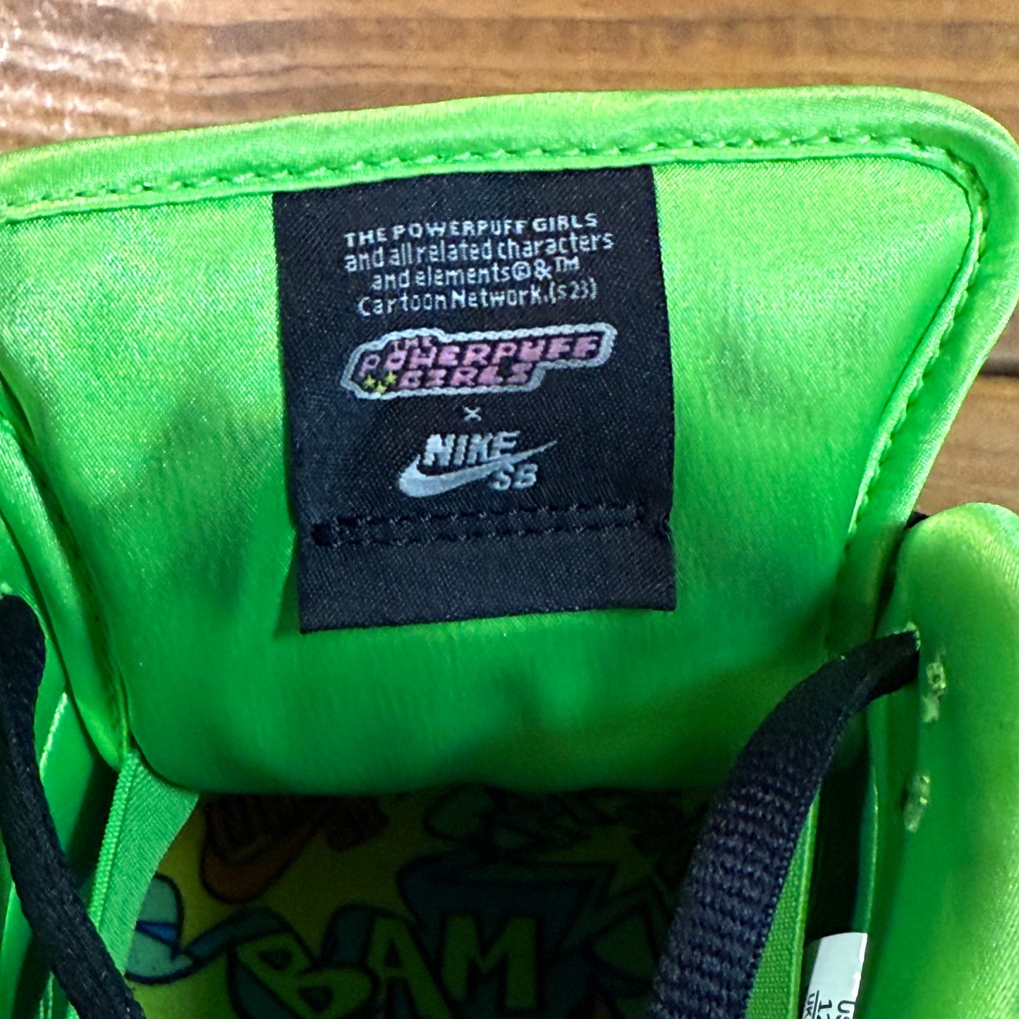 Size 12 - The Powerpuff Girls x Dunk Low Pro SB QS 'Buttercup' (Used)