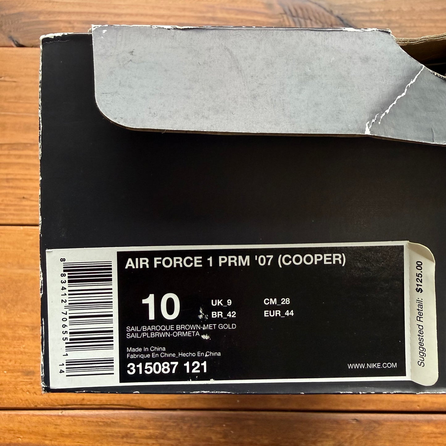 Size 10 - Air Force 1 Premium 07 Cooper 'Michael Cooper' (Used)