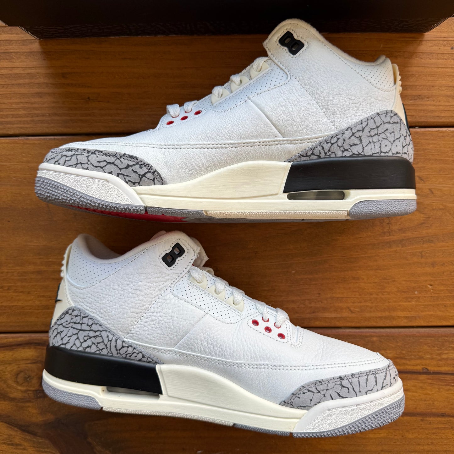 Size 8 - Jordan 3 Retro 'White Cement Reimagined' (Used)