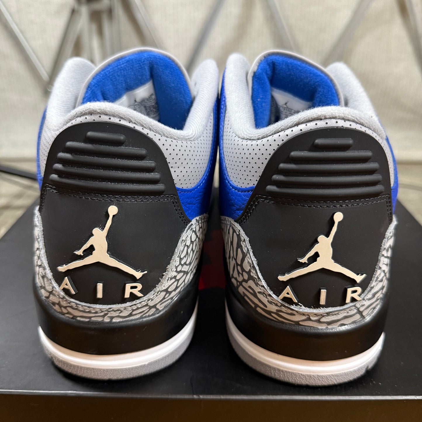 SIZE 14 - Jordan 3 Retro 'Varsity Royal' (Used)