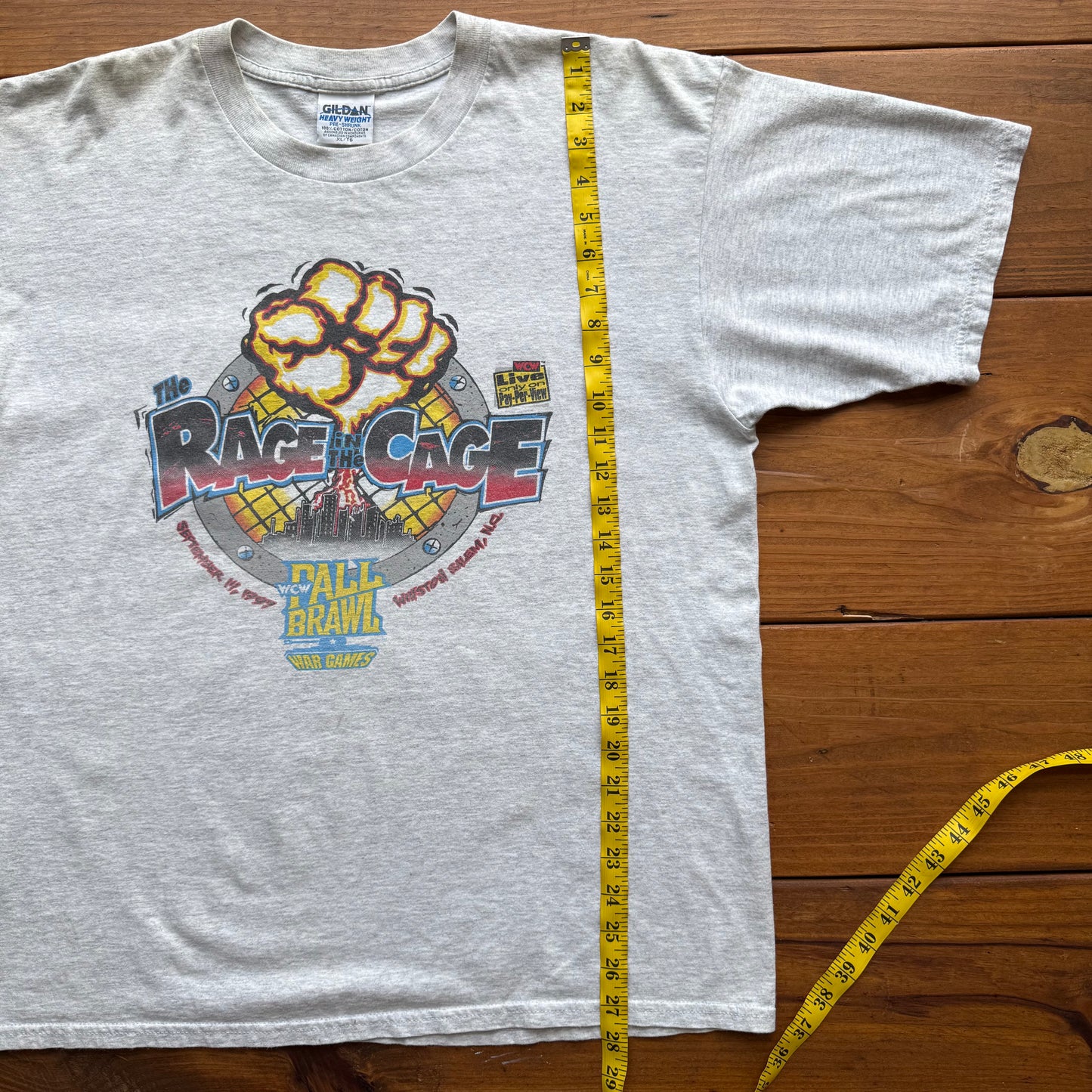 XL - Vintage Rage in Cage Wrestling Tee